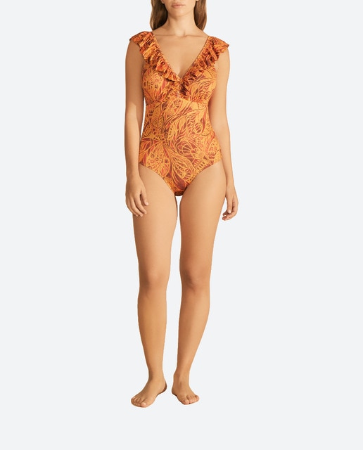 Imagen 0 de Bañador de mujer escote pico