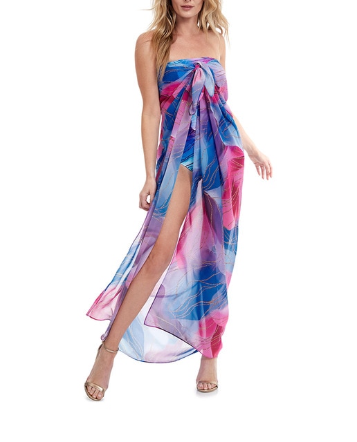 Imagen 0 de Golden Blossom pareo estampado