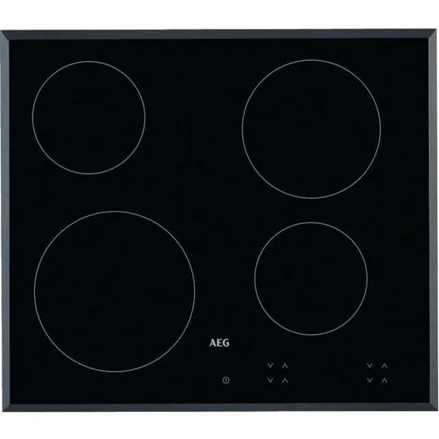 Imagem 0 de Placa de Vitrocerâmica AEG HK624000FB de 4 Zonas e de 60 cm - Preto