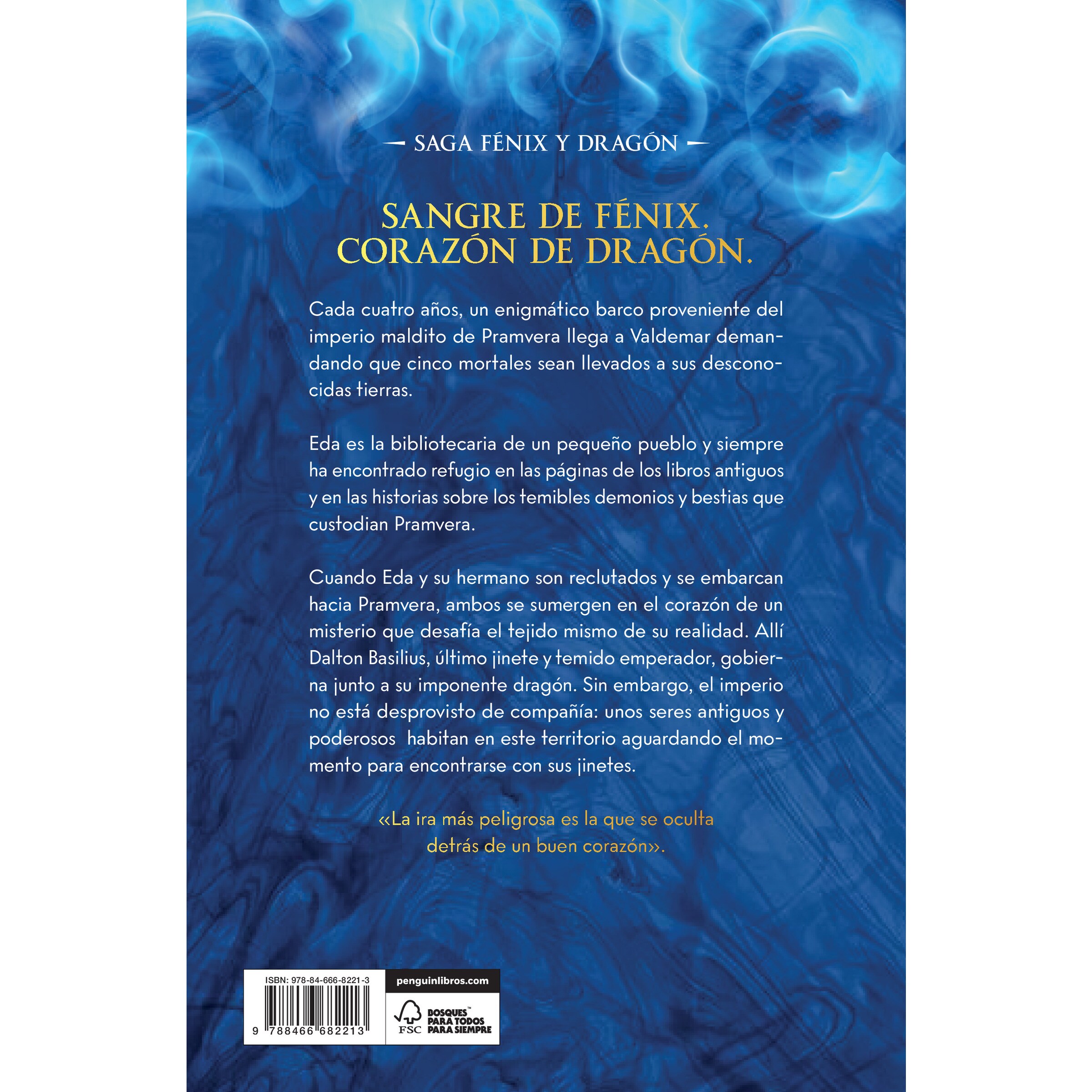 Imperio de fuego azul (Saga Fénix & Dragón 1) (Tapa