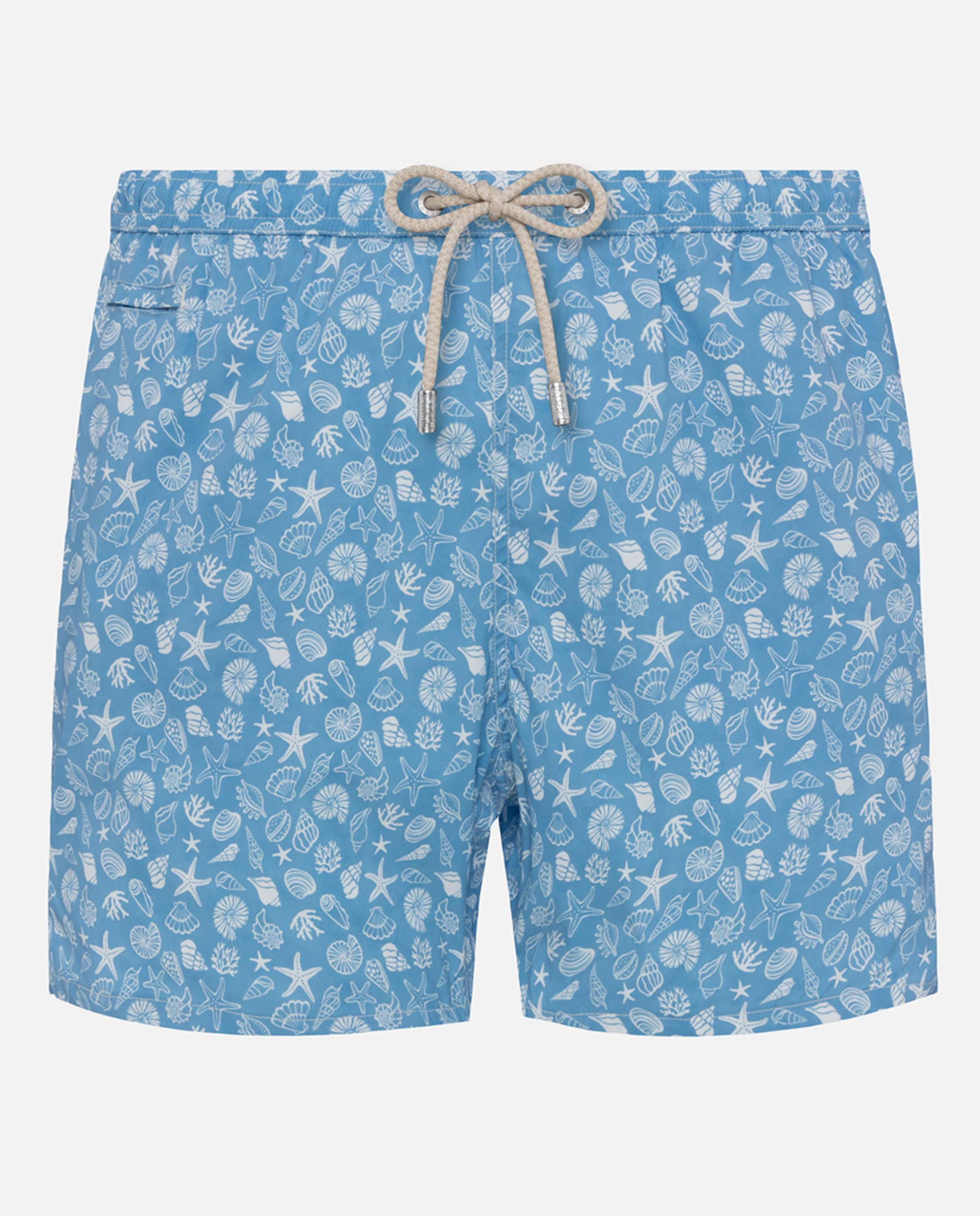Calções de Banho de 40 cm de Comprimento com Cós Elástico e Dois Bolsos Azul-6