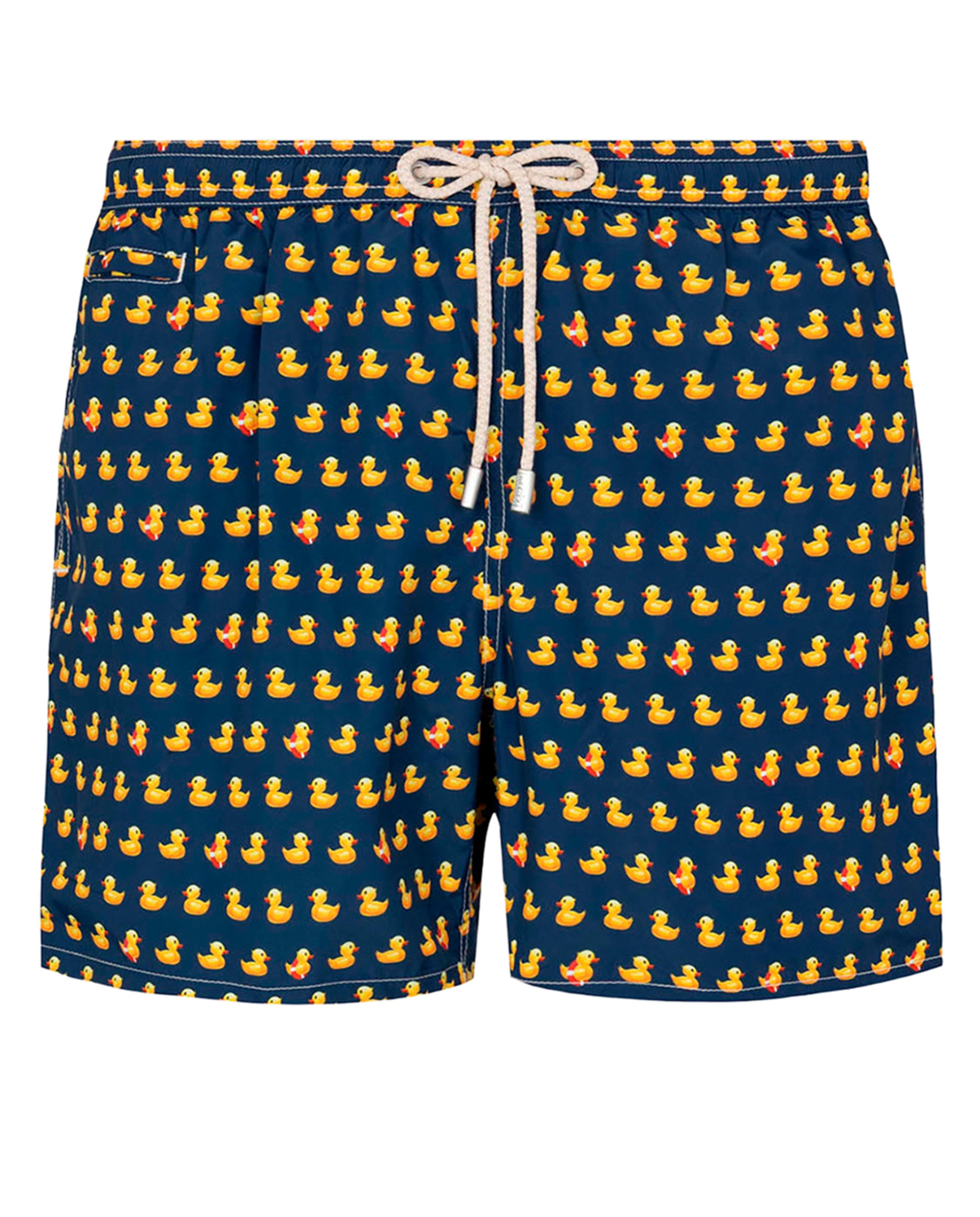 Calções de Banho de 40 cm de Comprimento com Cós Elástico e Dois Bolsos Azul-4