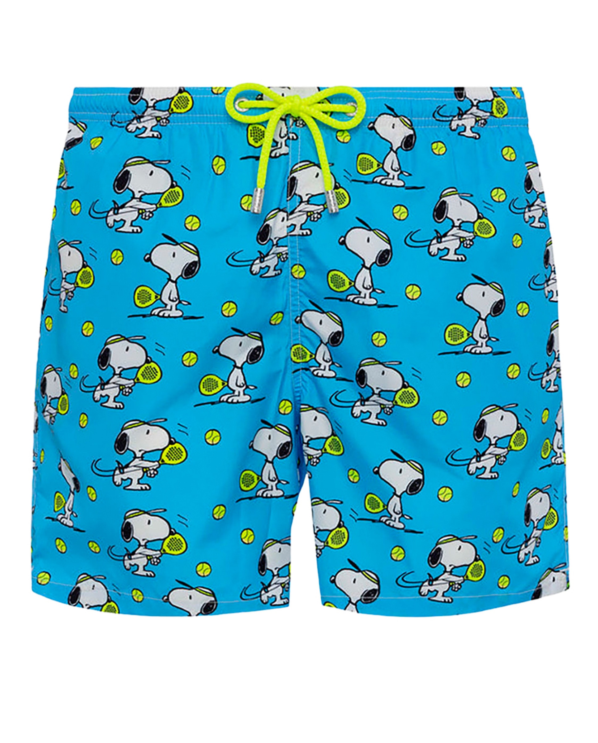 Calções de Banho de 40 cm de Comprimento com Cós Elástico e Dois Bolsos Azul-4