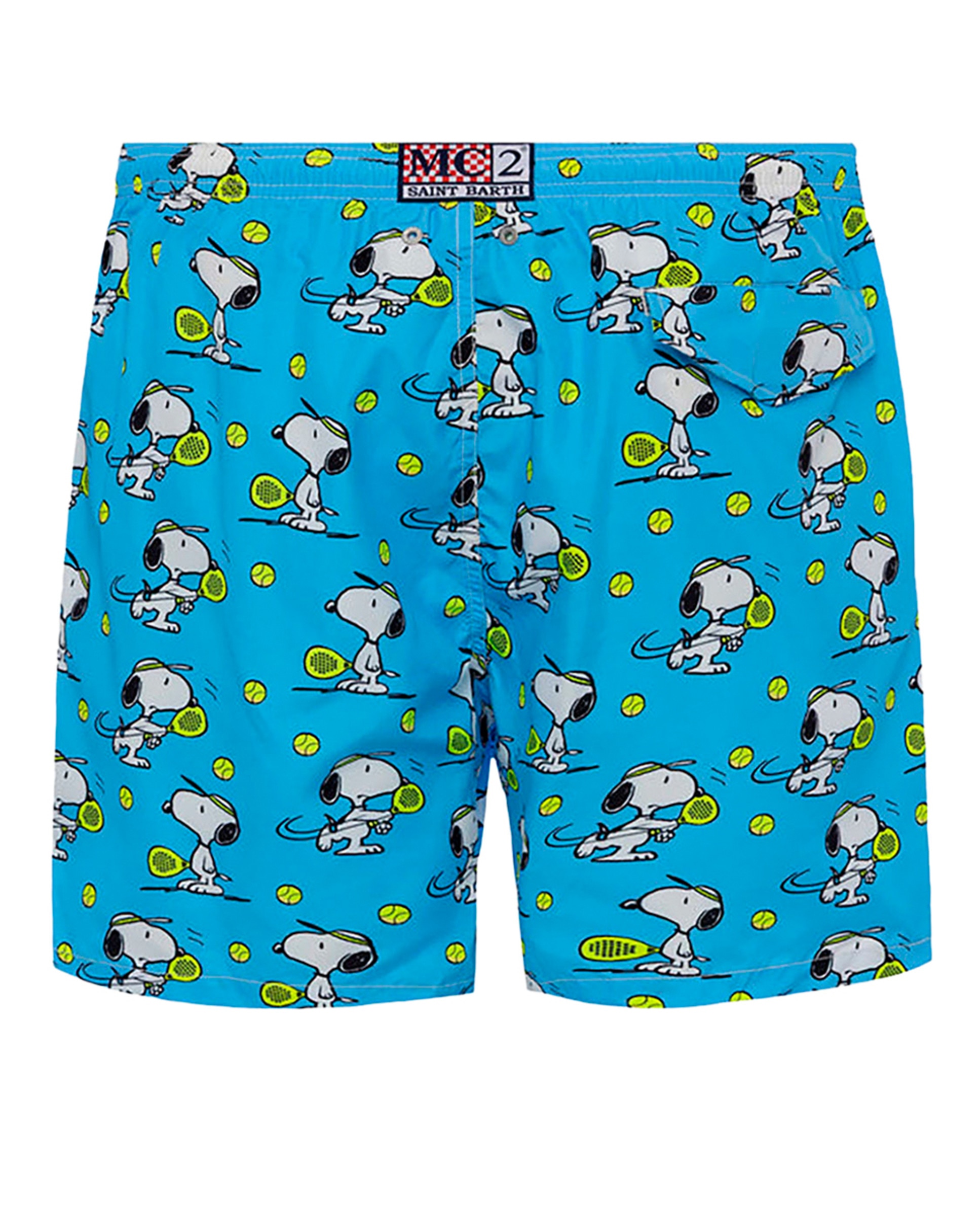Calções de Banho de 40 cm de Comprimento com Cós Elástico e Dois Bolsos Azul-3