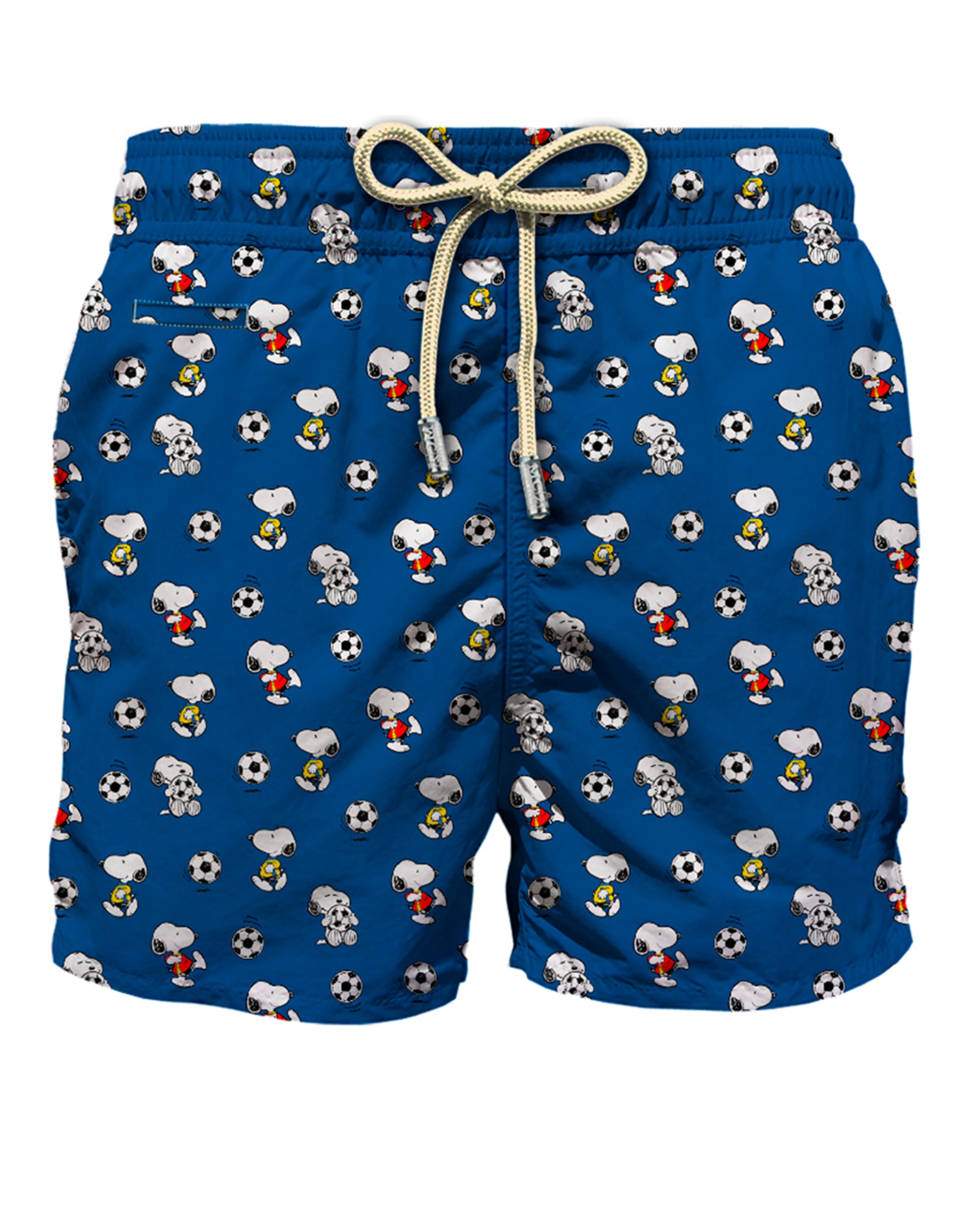 Calções de Banho de 40 cm de Comprimento com Cós Elástico e Dois Bolsos Azul-1