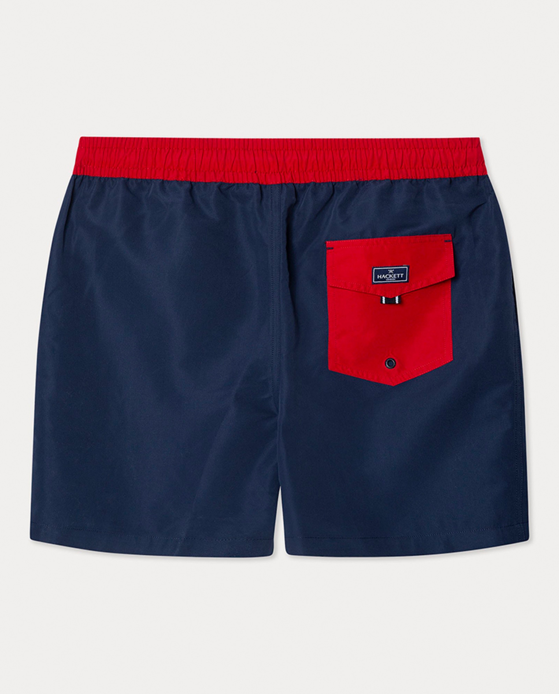 Calções de Banho com Logótipo e Número Estampados Azul-2