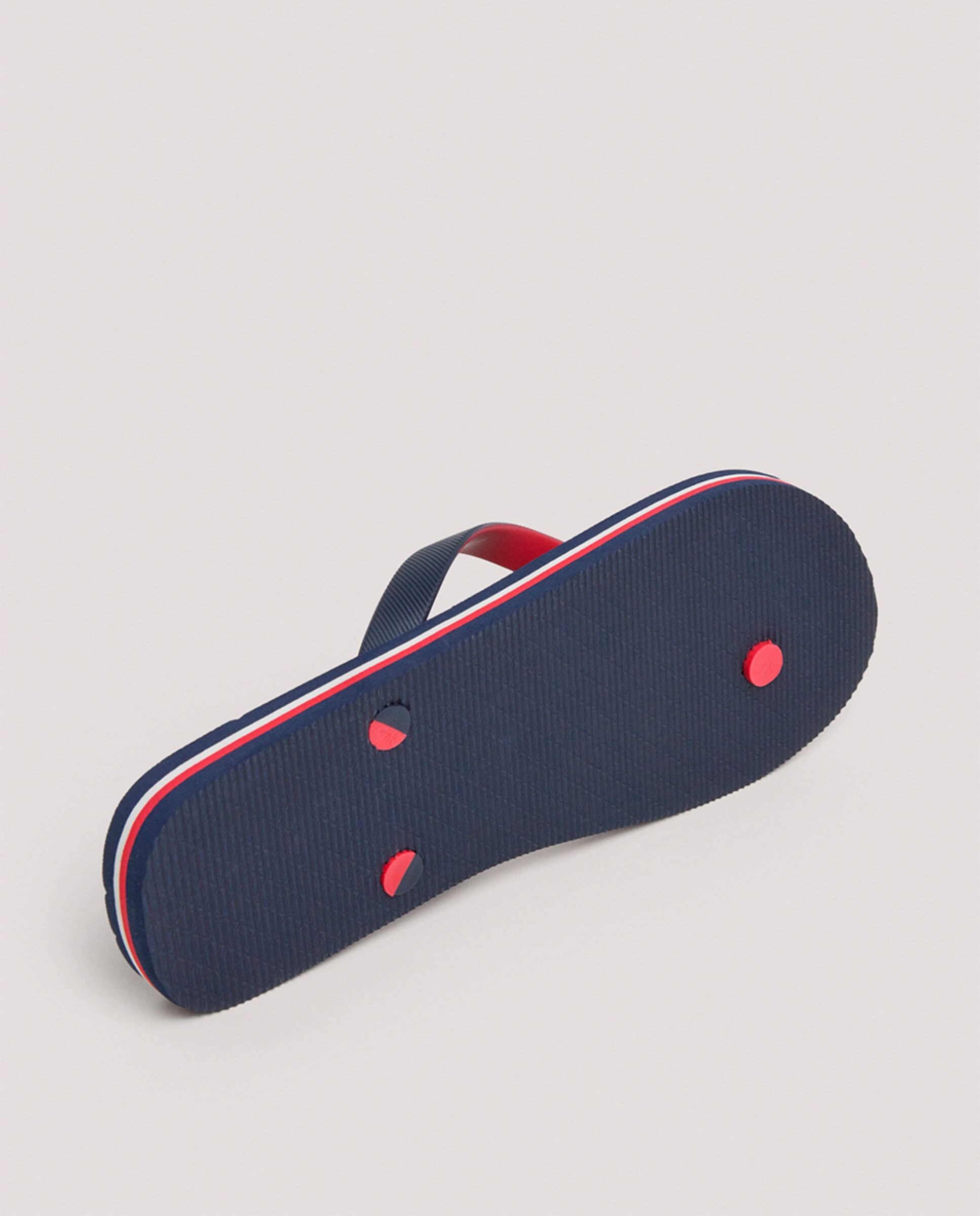 Chinelos Tipo Flip Flop com Logótipo Sport Azul-marinho-6