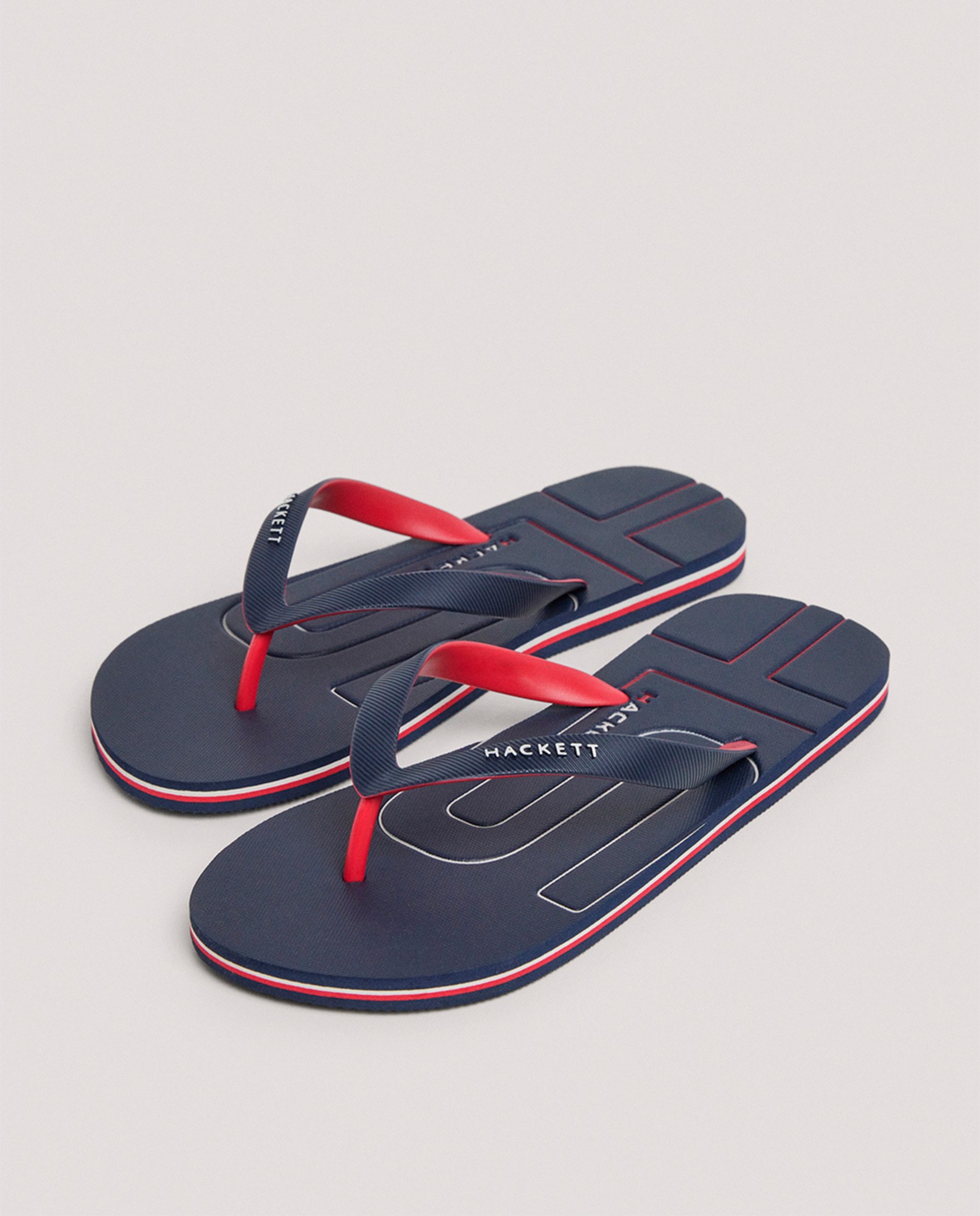 Chinelos Tipo Flip Flop com Logótipo Sport Azul-marinho-3