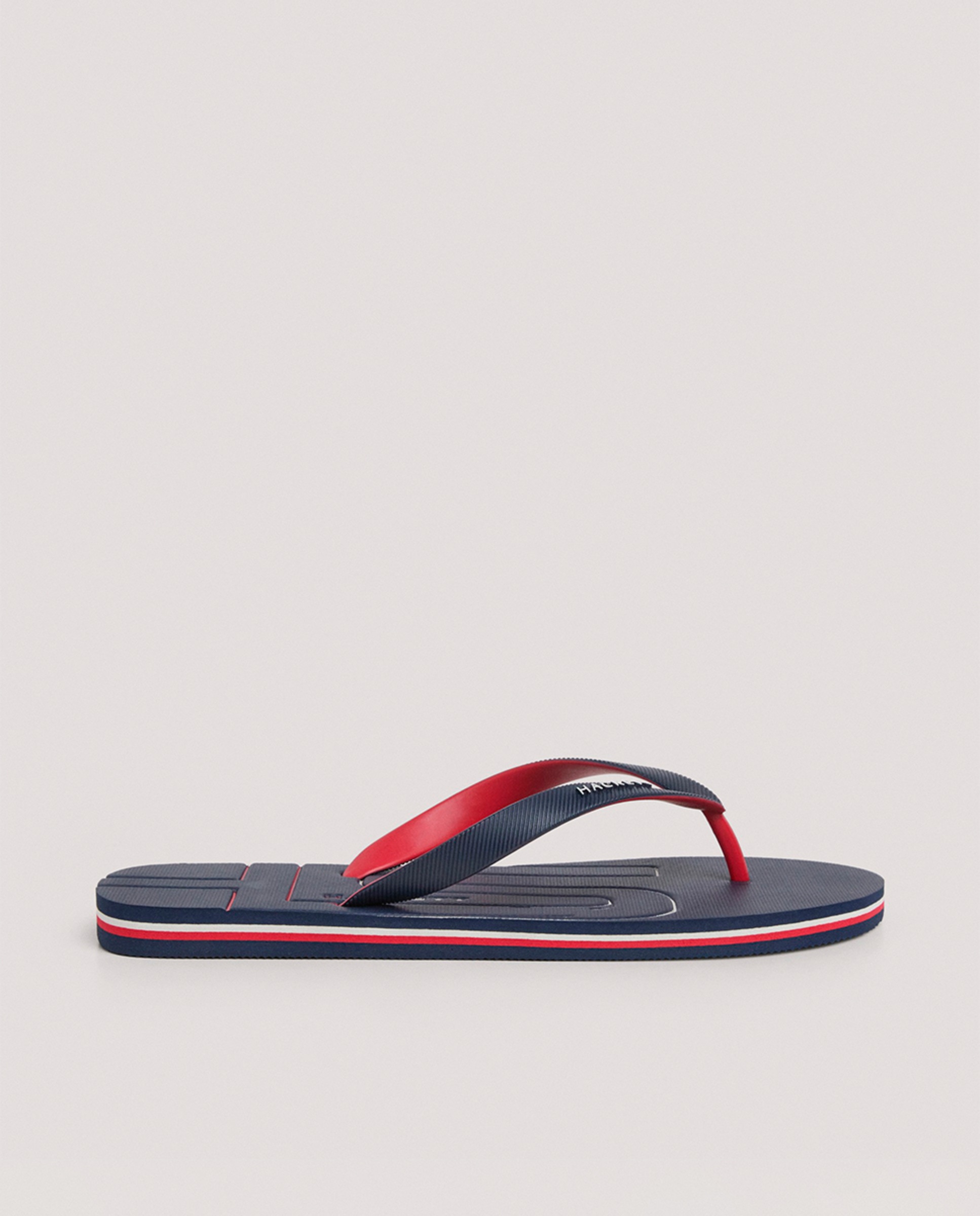 Chinelos Tipo Flip Flop com Logótipo Sport Azul-marinho-1