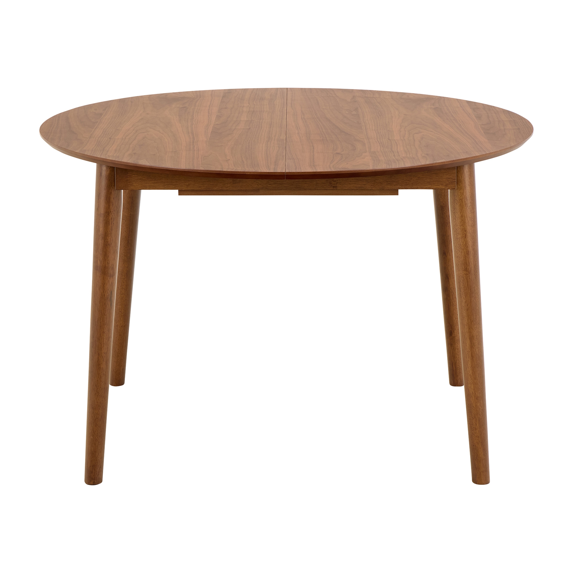 Mesa de comedor redonda extensible Dumas nogal El Corte Inglés Nogal-2