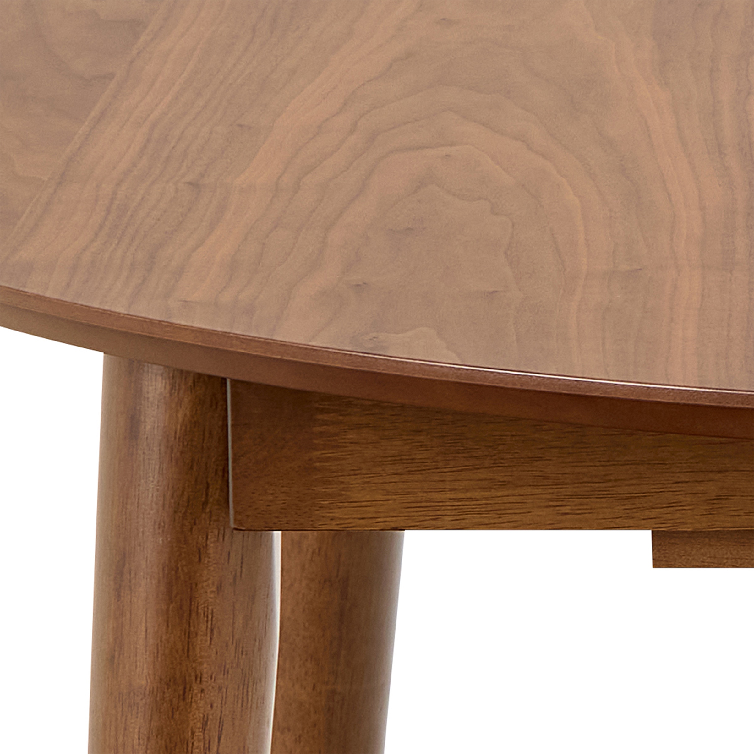 Mesa de comedor redonda extensible Dumas nogal El Corte Inglés Nogal-6