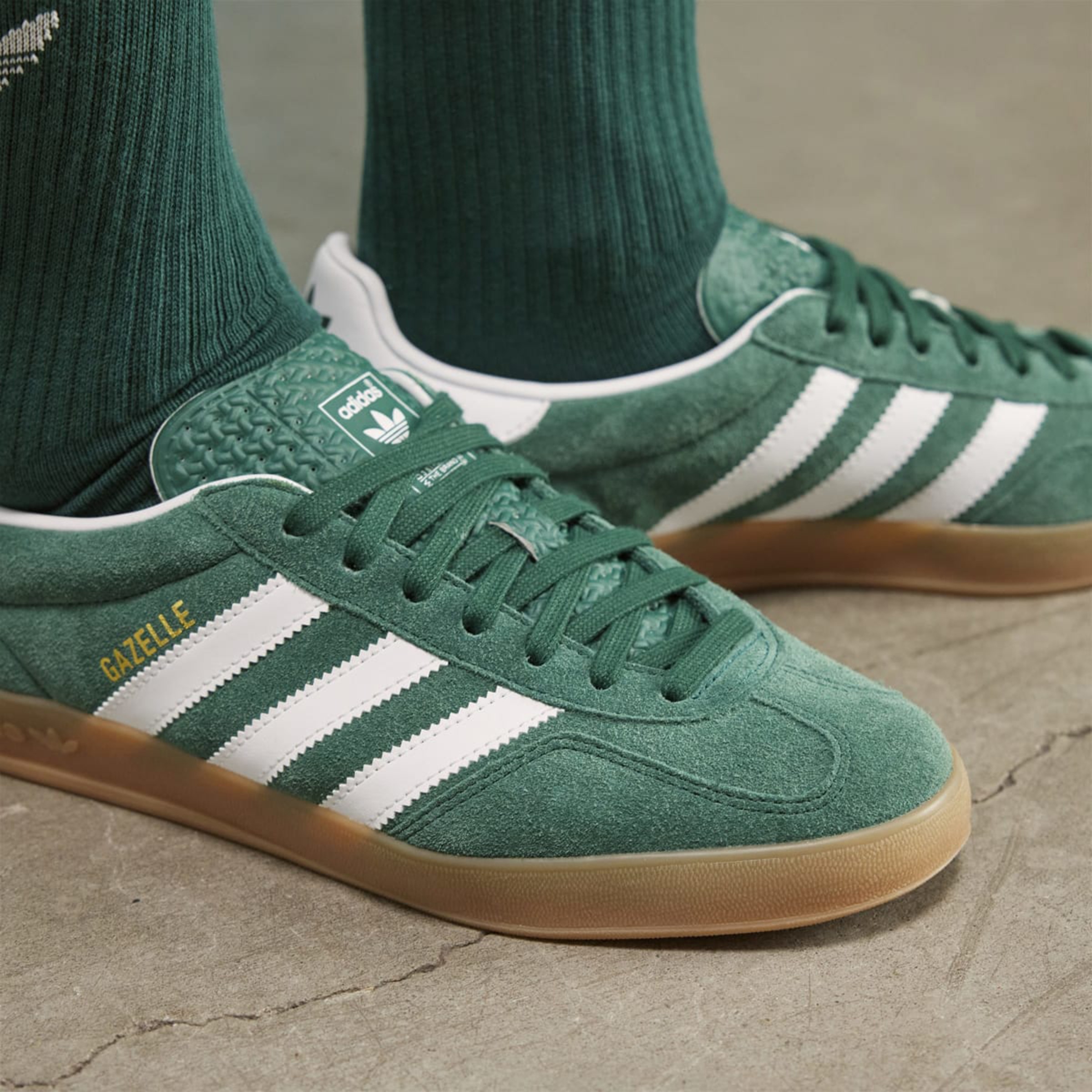 Sapatilhas Casual de Homem Gazelle Indoor Originals Verde-9