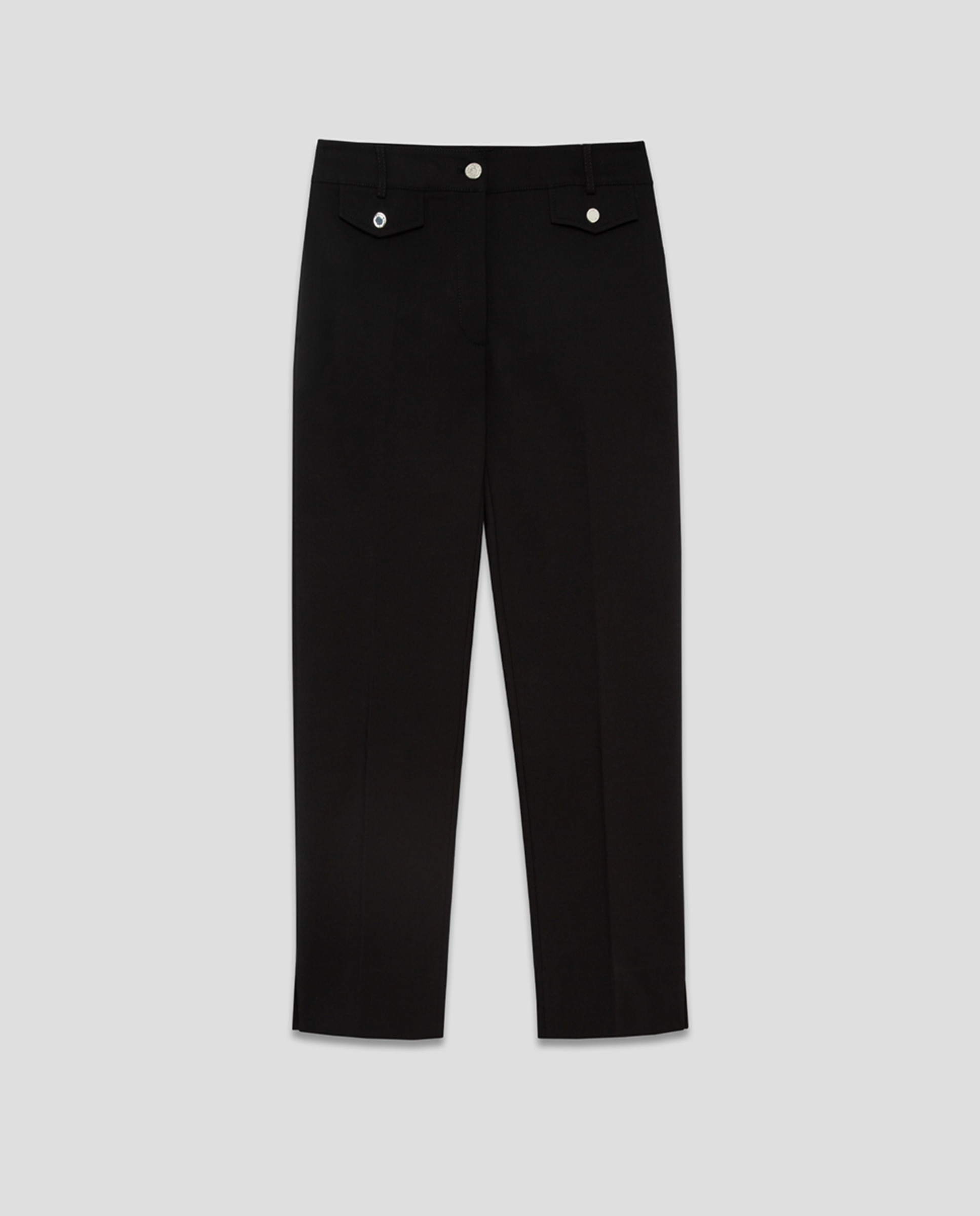 Calças skinny de mulher Preto-5