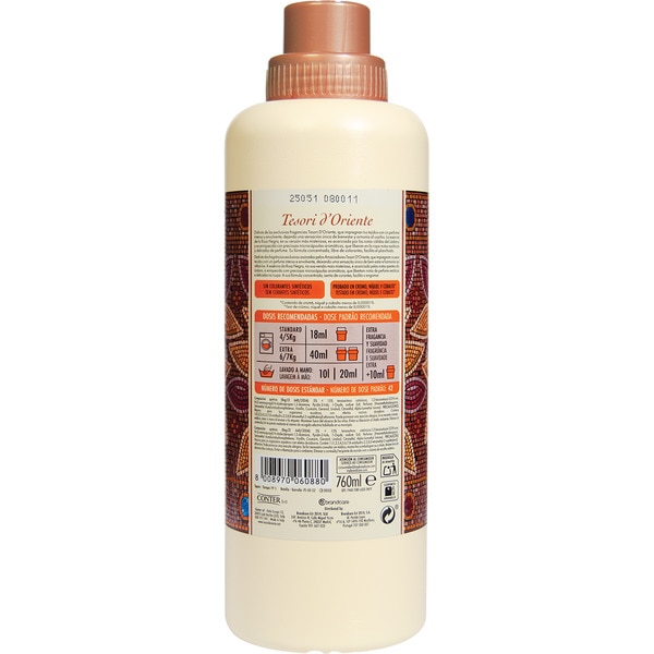 Byzantium suavizante aromático concentrado Rosa negra y Ládano bottle 42 dose