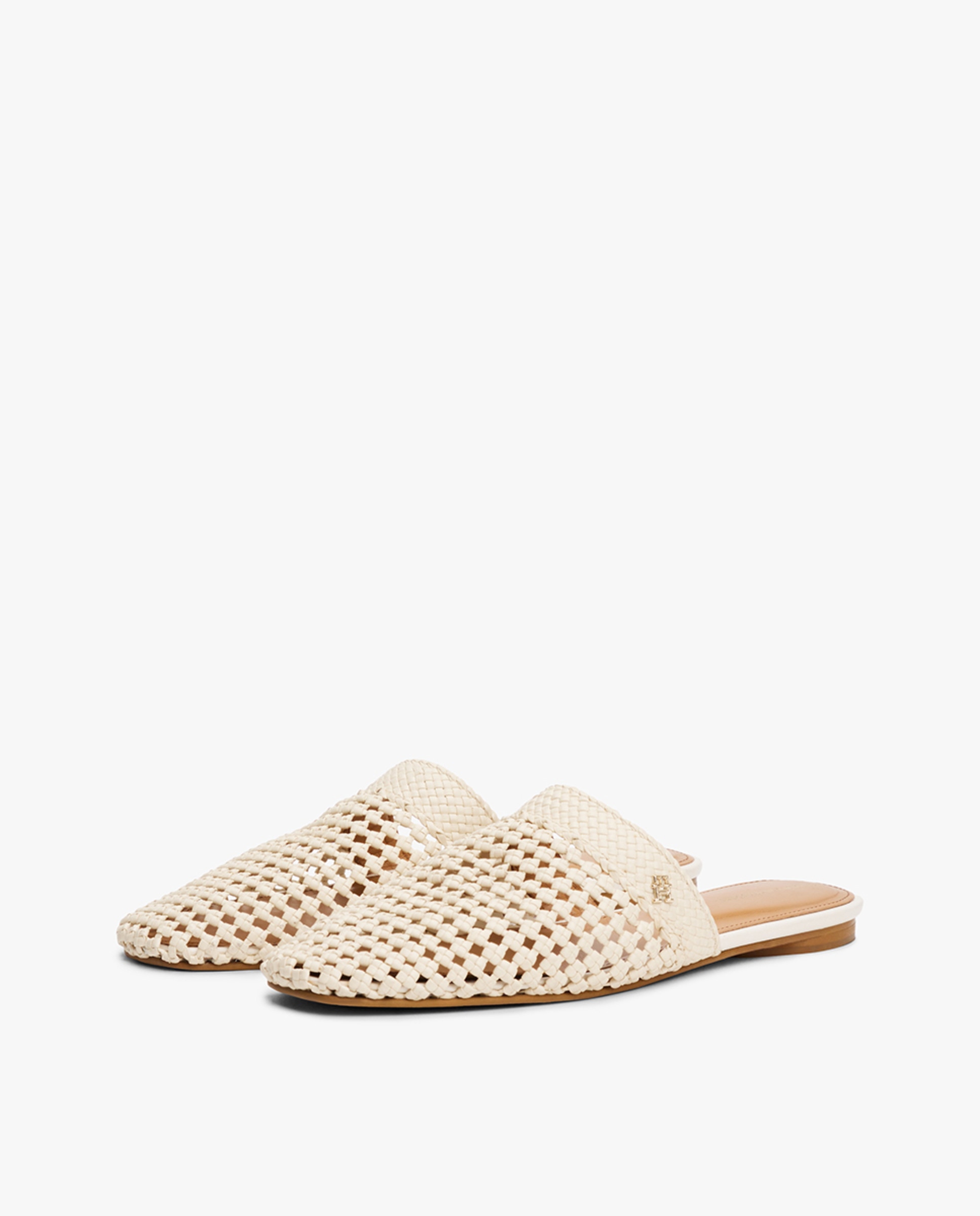 Sapatos Tipo Mules Bege-3