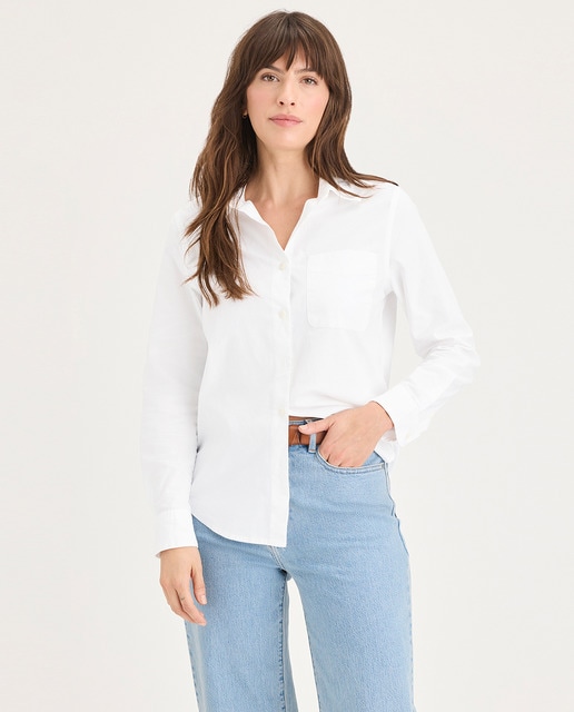 Imagem 0 de Camisa Oxford com Bolso