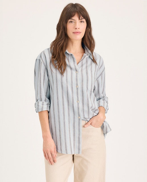 Imagem 0 de Camisa Oversize em Tecido Ligeiro