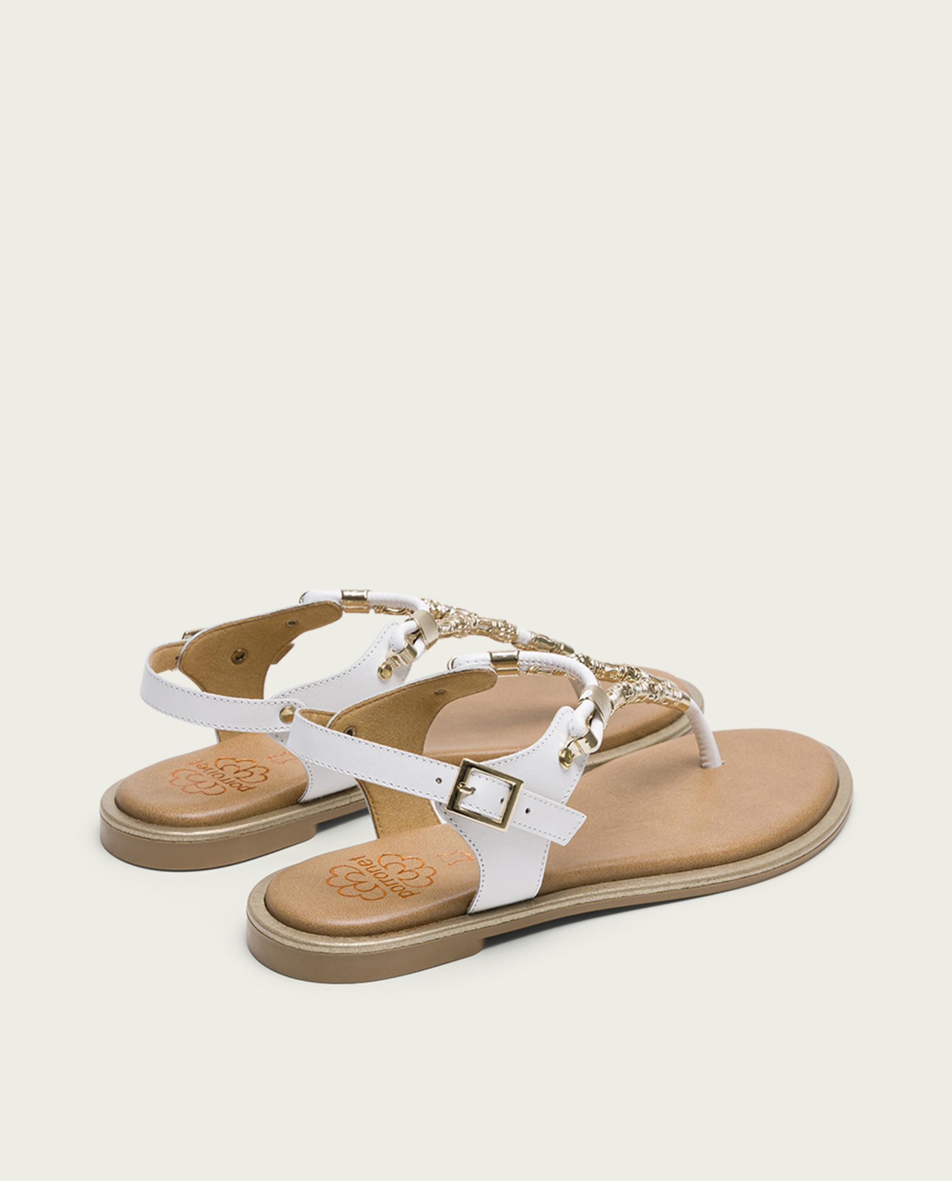 Mala Estela em Pele - Branco Branco-3