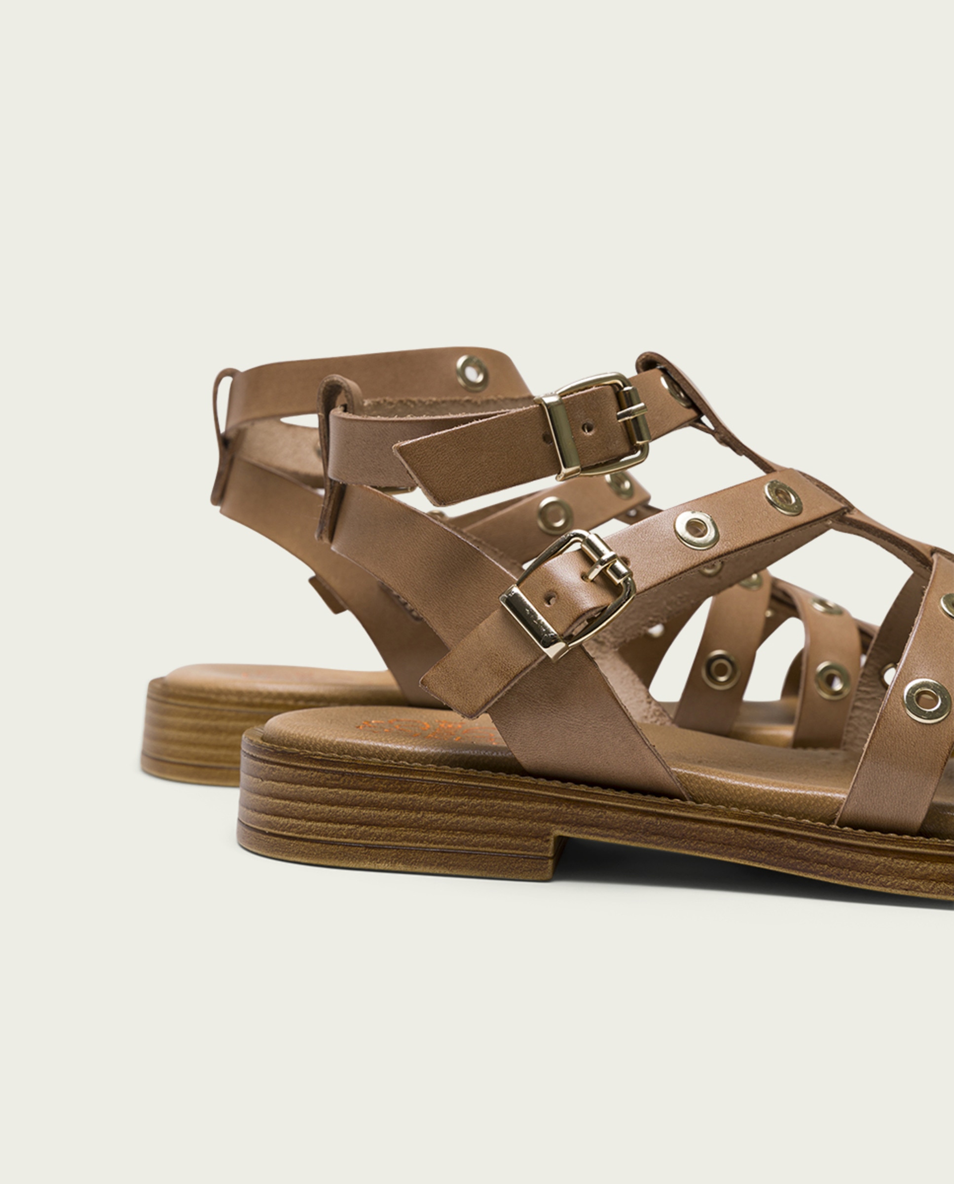 Mala Claudia em Pele - Taupe Natural-5