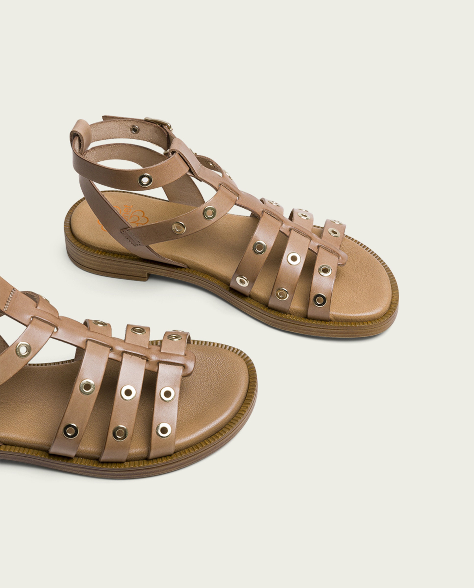Mala Claudia em Pele - Taupe Natural-4