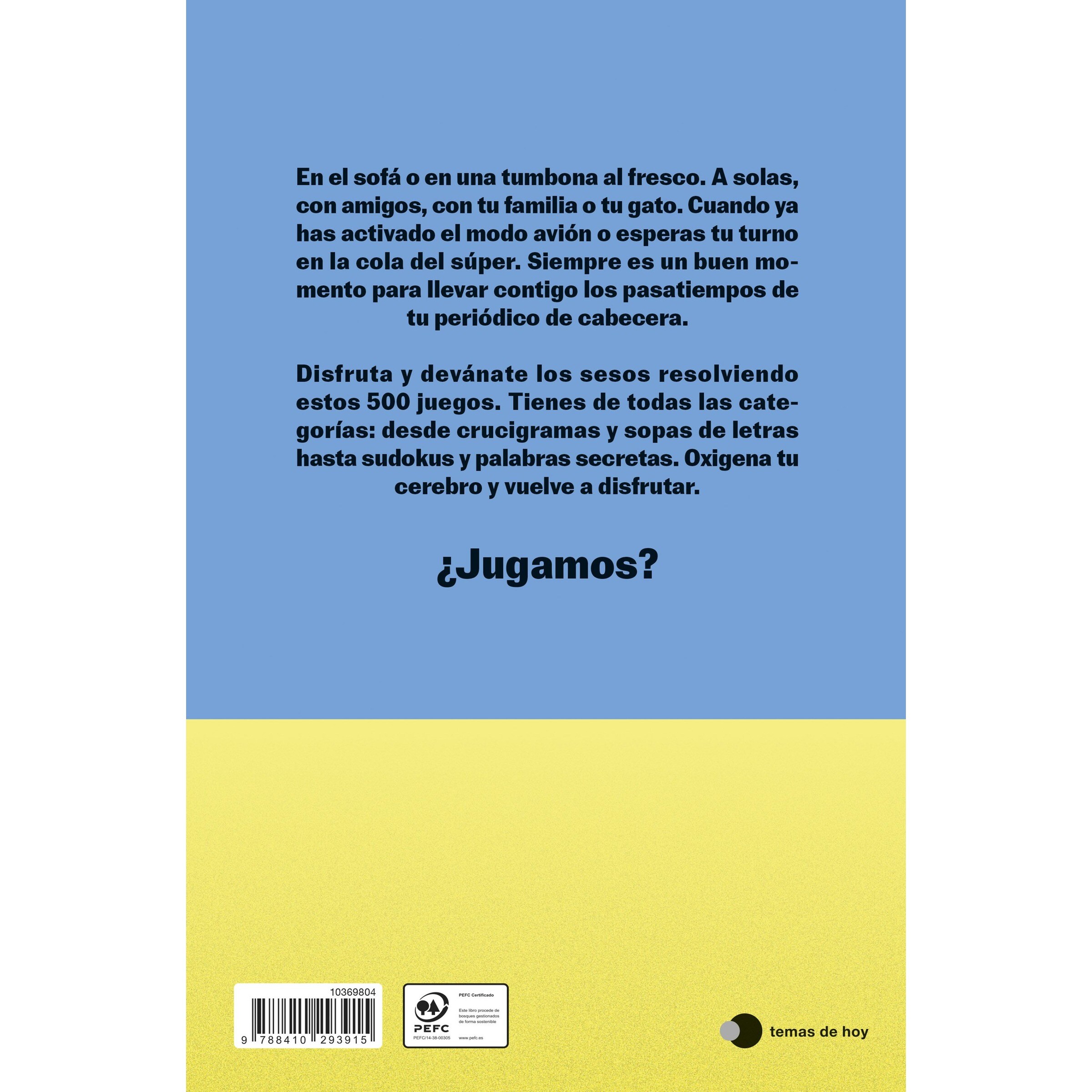 Pasatiempos de verano (El País Juegos): Crucigramas, sopas de letras, sudokus y palabras secretas (Capa mole com abas) 2