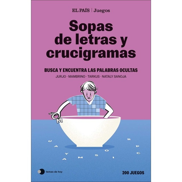 Imagem 0 de Sopas de letras y crucigramas (El País Juegos): Busca y encuentra las palabras ocultas (Capa mole com abas)
