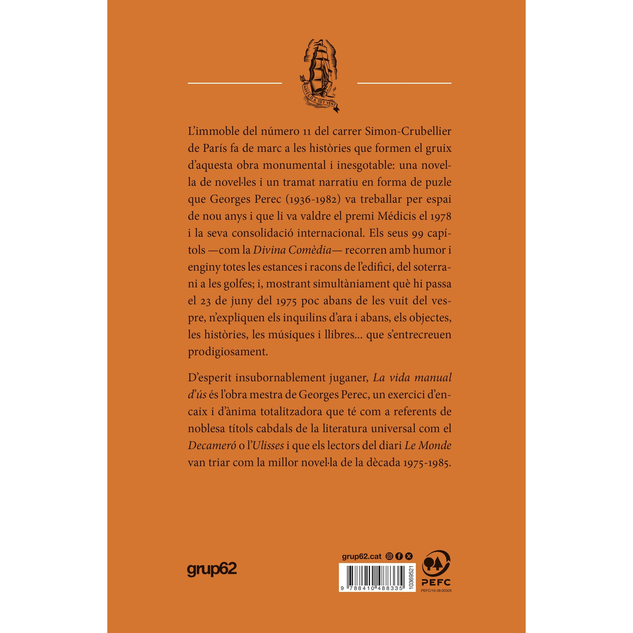 La vida manual d'ús (Capa mole com abas) 2