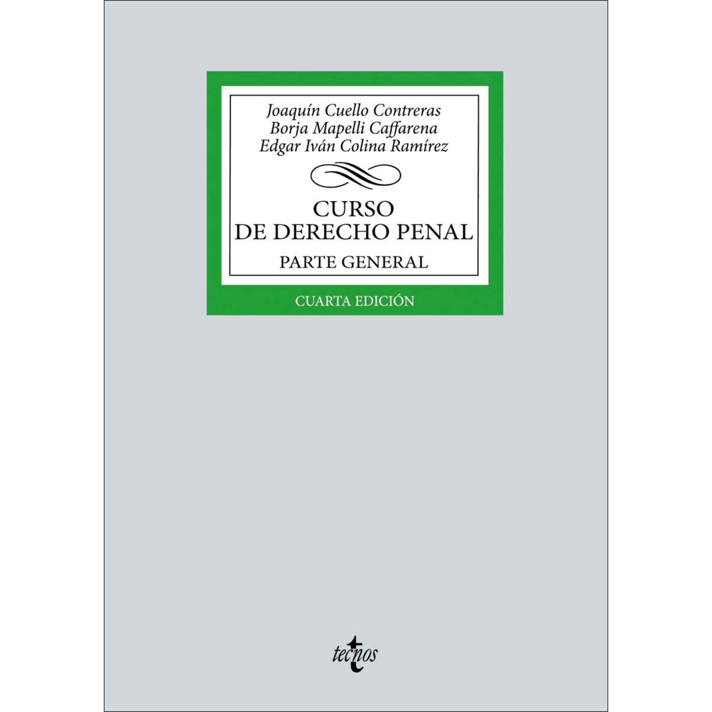Curso de Derecho penal: Parte General 1