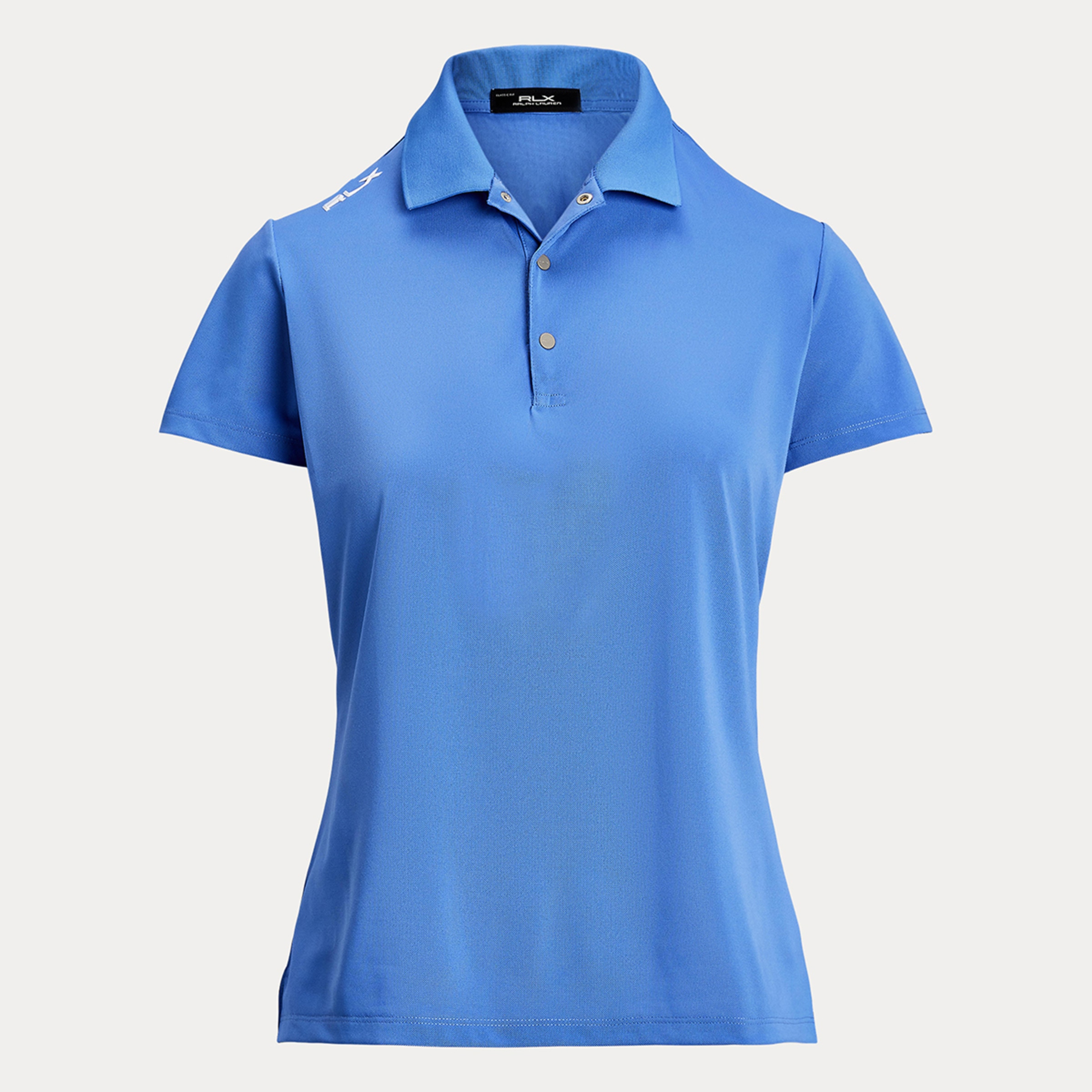 Polo de Malha de Mulher Tailored Azul-5
