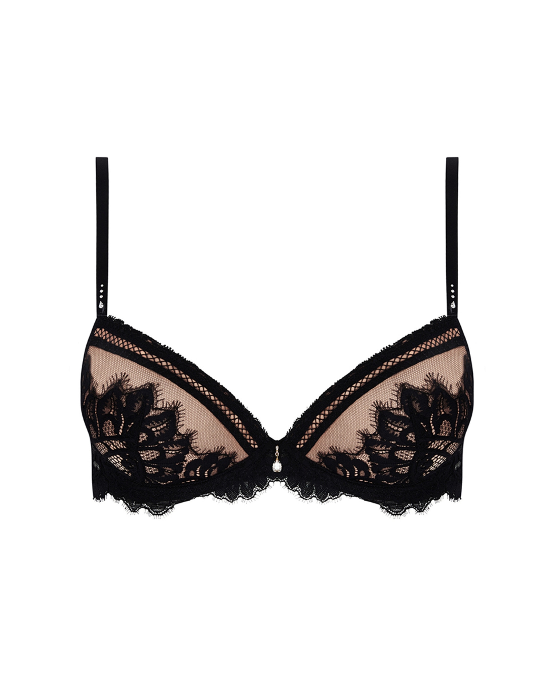 Soutien com enchimento Preto-1
