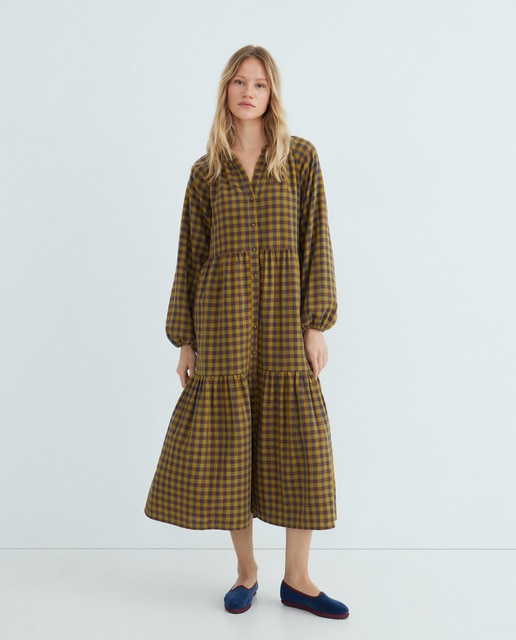 Imagen 0 de Vestido de mujer de cuadros