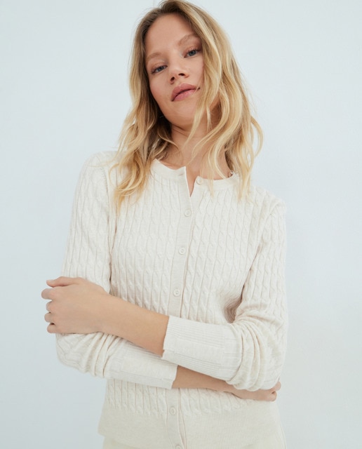 Imagen 0 de Cárdigan de mujer de ochos cuello caja