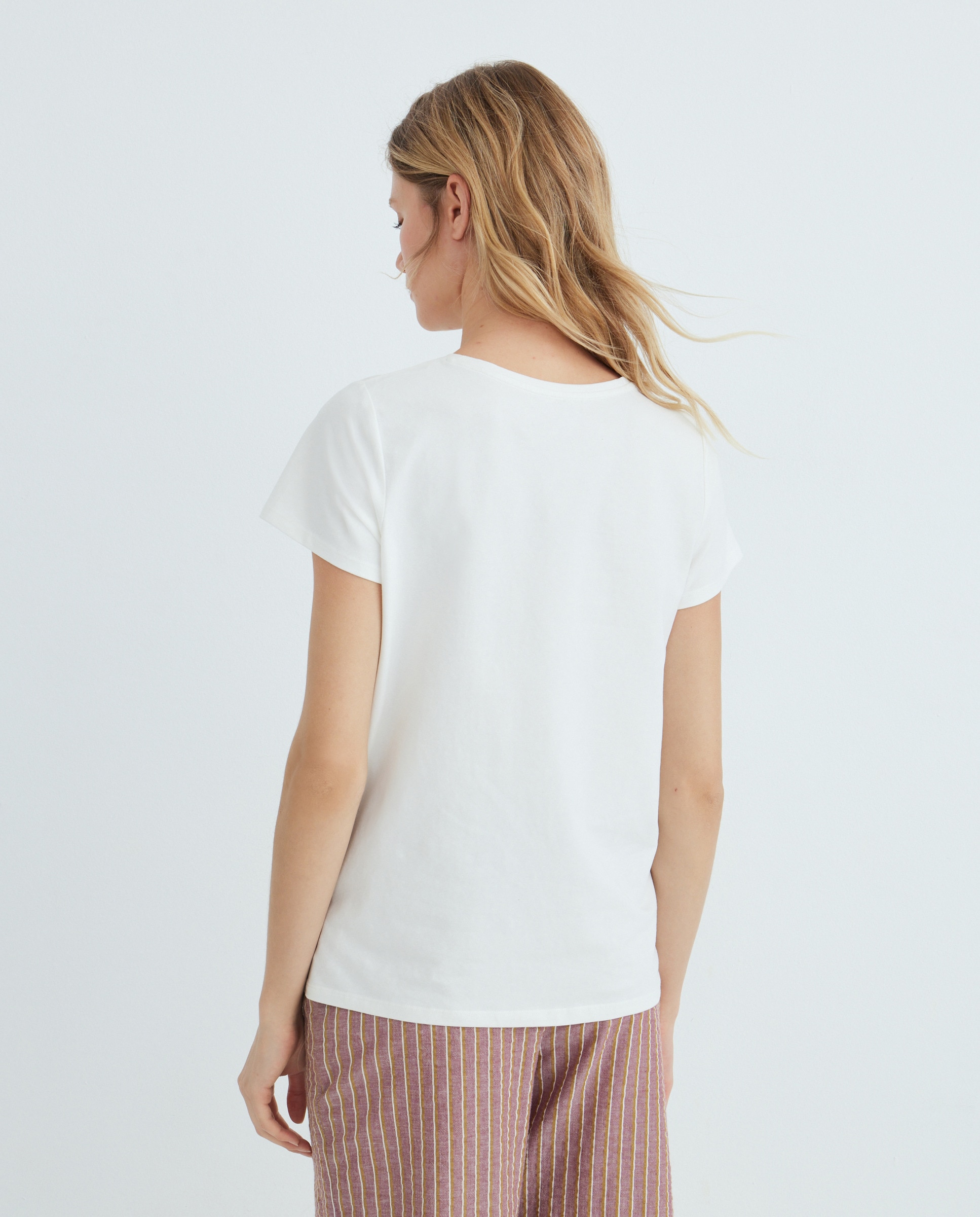 Camiseta mujer básica cuello redondo · Unit · El Corte Inglés