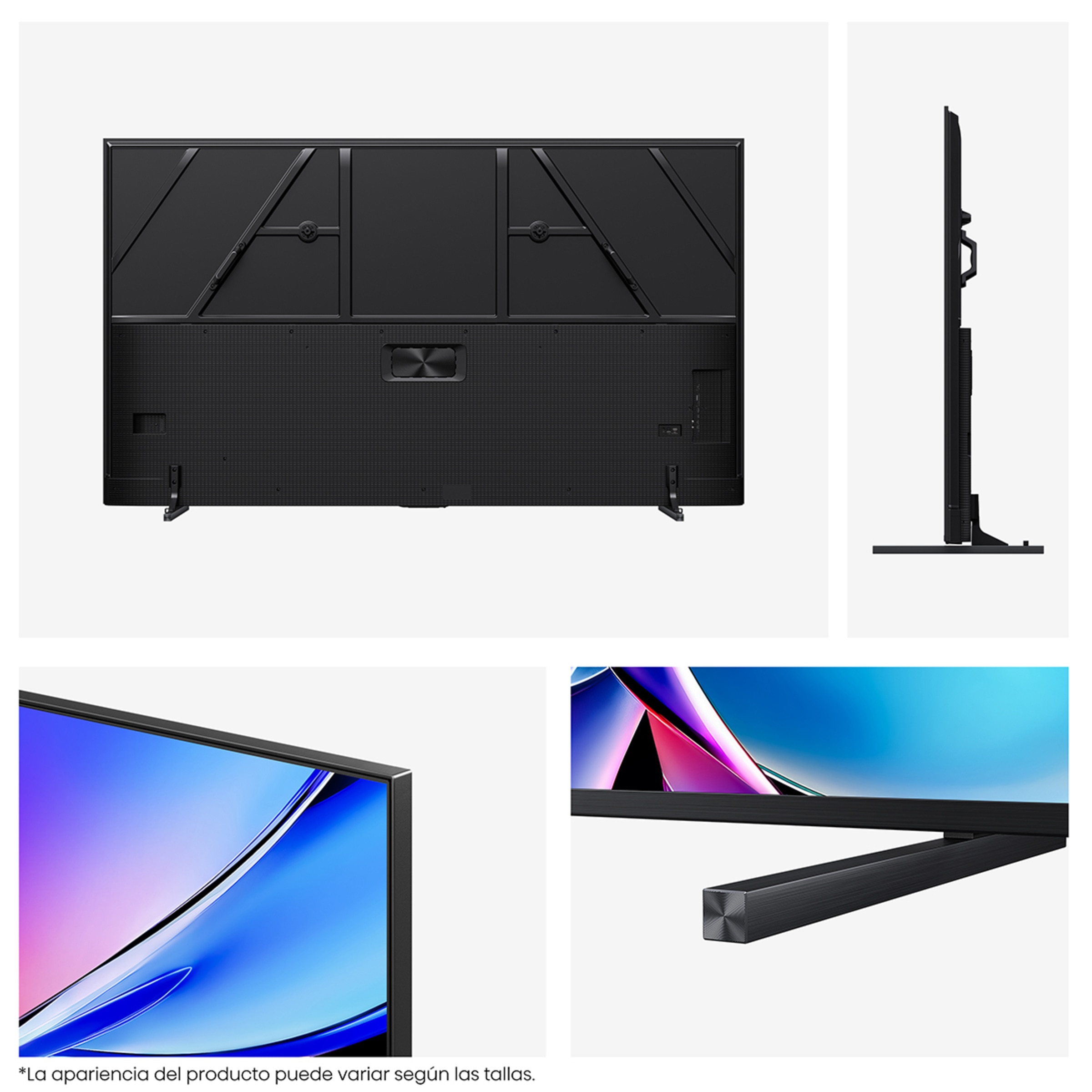 TV QLED 254 cm (100") Hisense 100E7Q Pro, UHD 4K, Smart TV Gris carbón-11