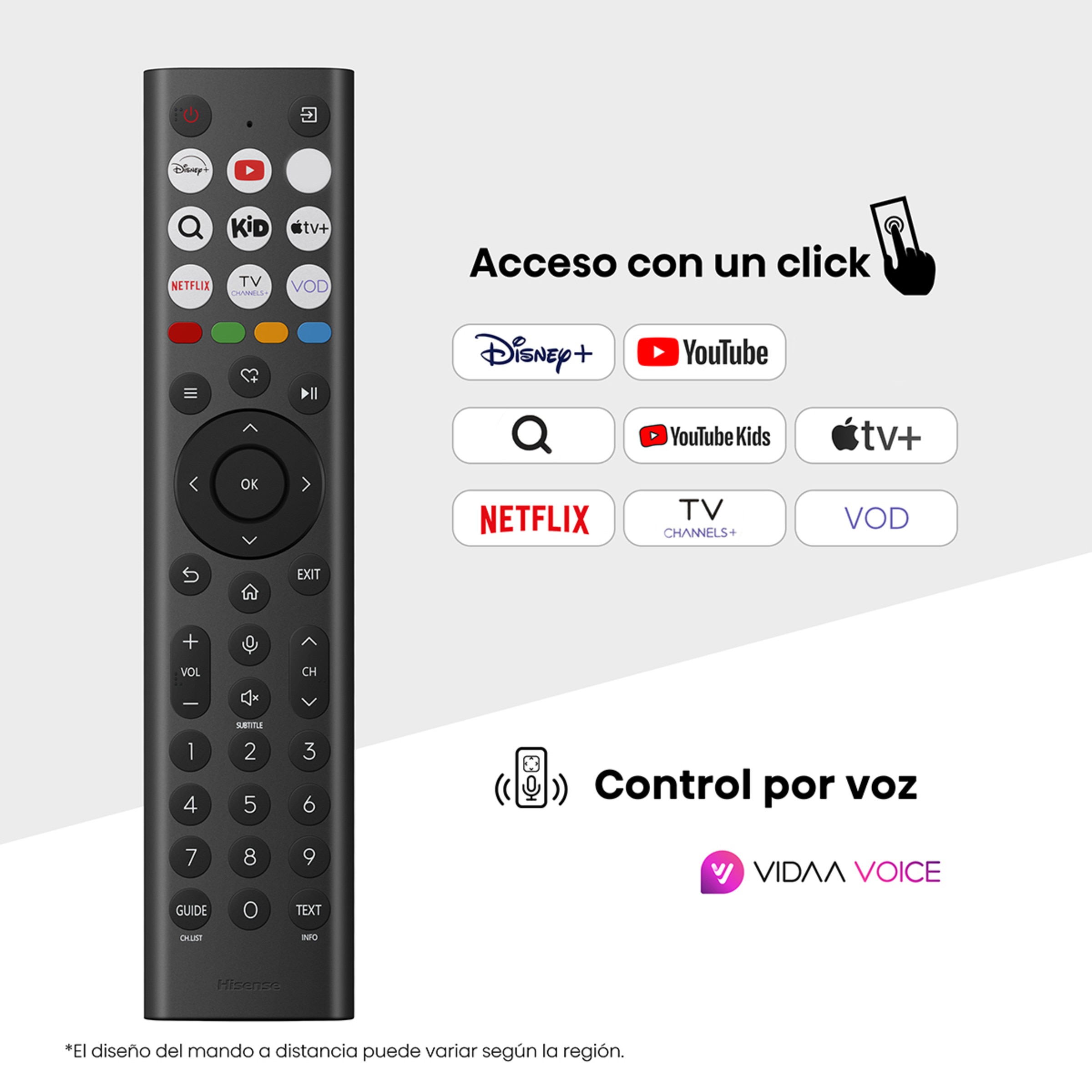TV QLED 215 cm (85") Hisense 85E7Q Pro, UHD 4K, Smart TV Gris carbón-11