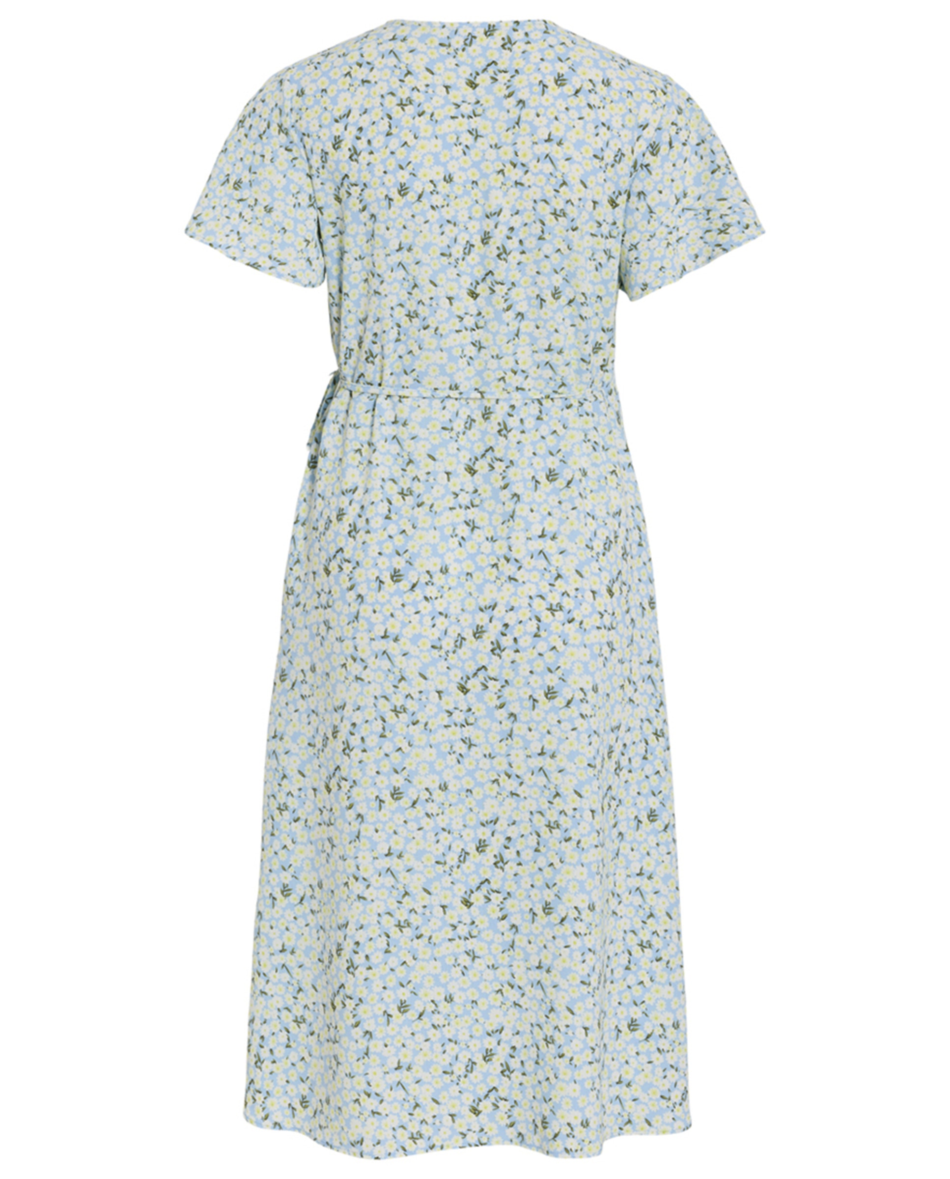 Vestido midi cruzado Multicolor-6