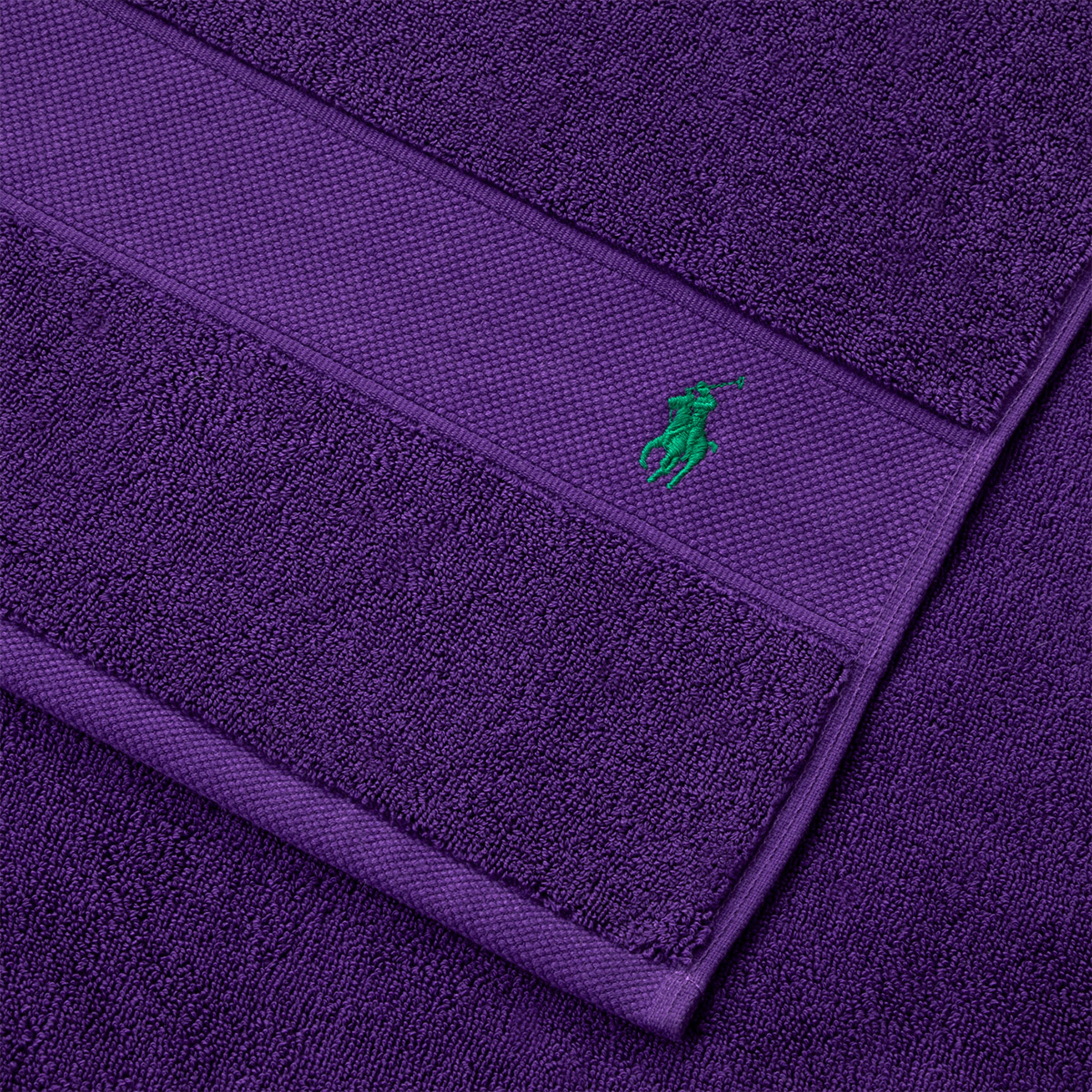 Toalla de baño algodón 600 gr/m2 Polo Player 24 Ralph Lauren Home Morado-3