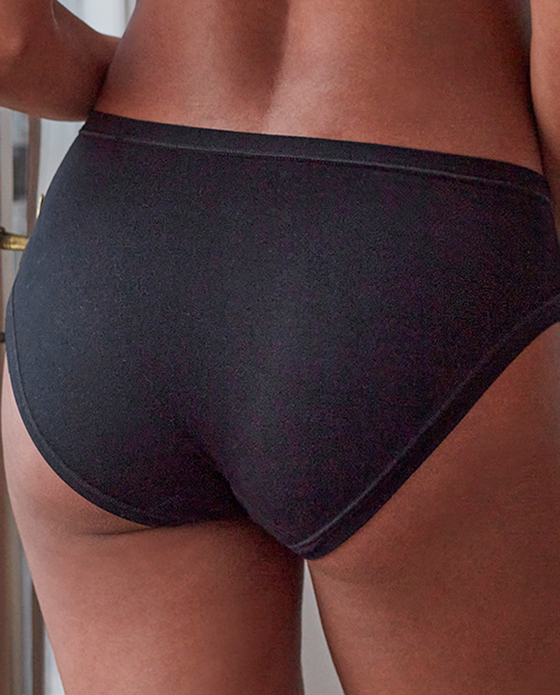 Imagen 2 de Braga de micro modal elástica y tacto dulce - Janira - Negro Negro