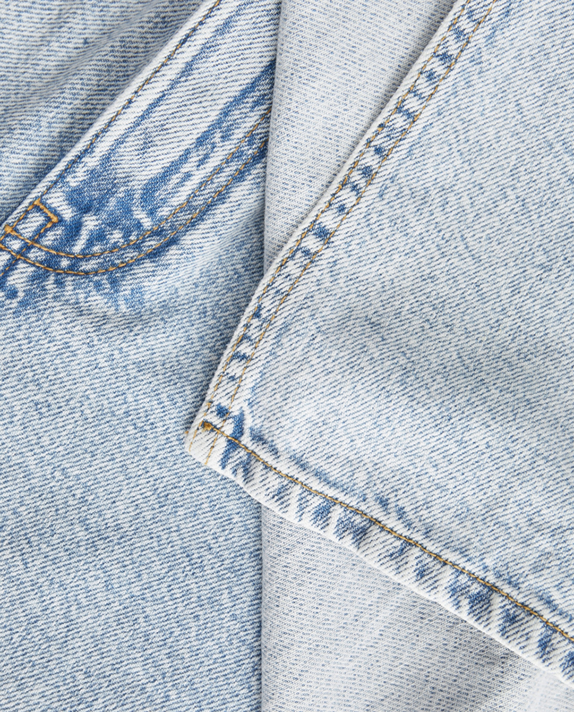 Calções de Ganga Loose Fit Azul-claro-8