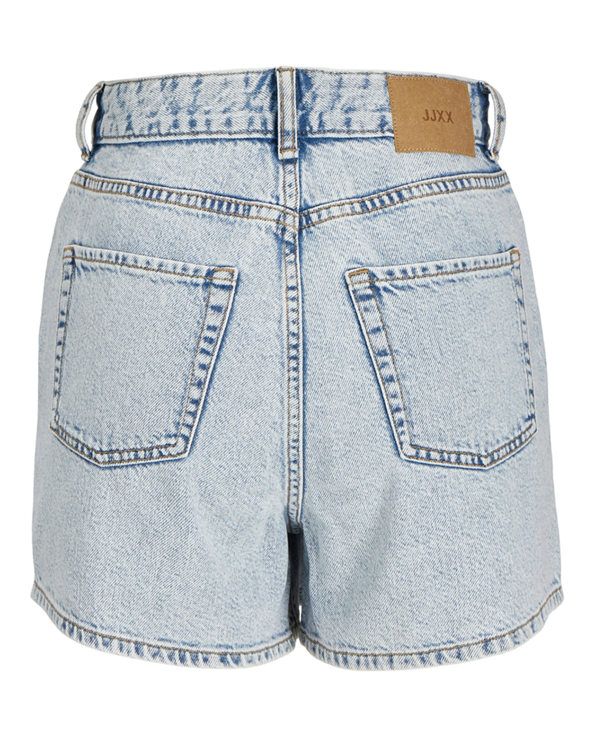 Calções de Ganga Loose Fit Azul-claro-6