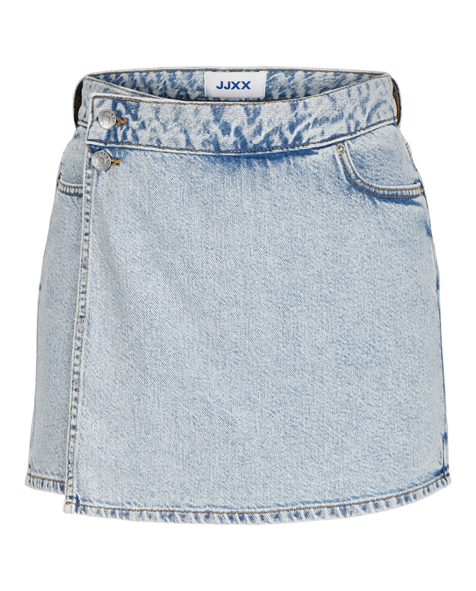 Calções de Ganga Loose Fit Azul-claro-5