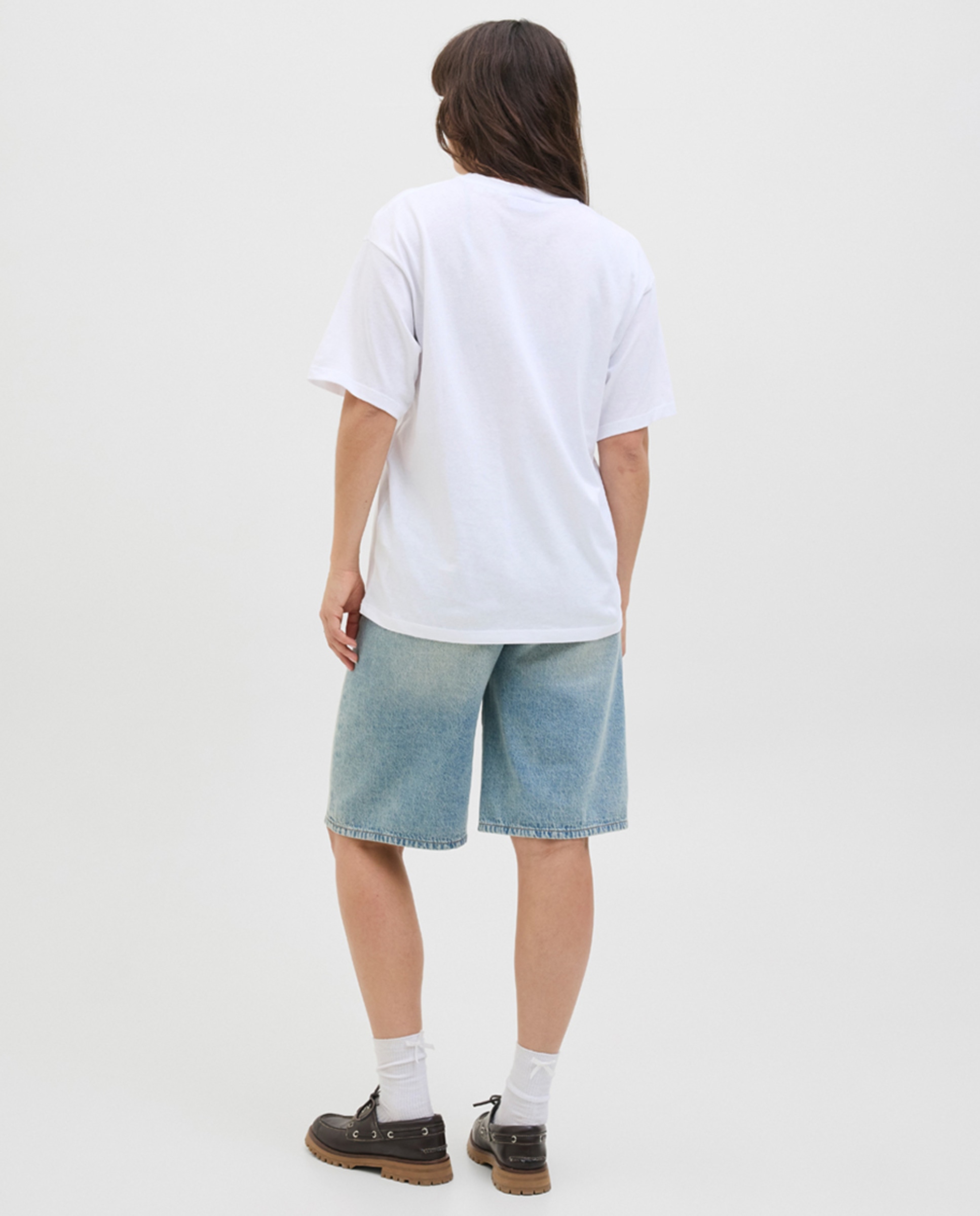 T-shirt Estampada Oversize Branco-4
