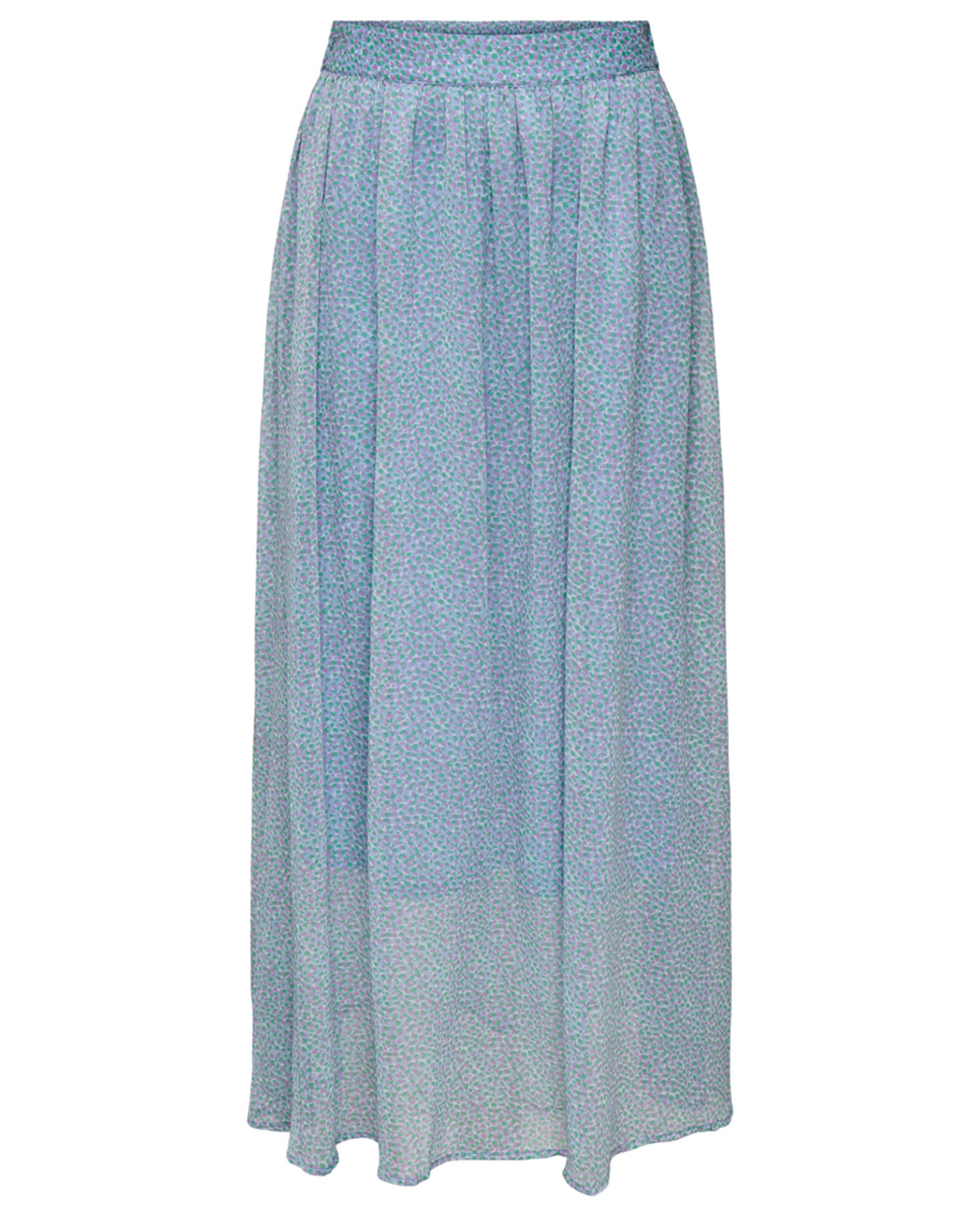 Saia comprida estampada Azul-claro-5