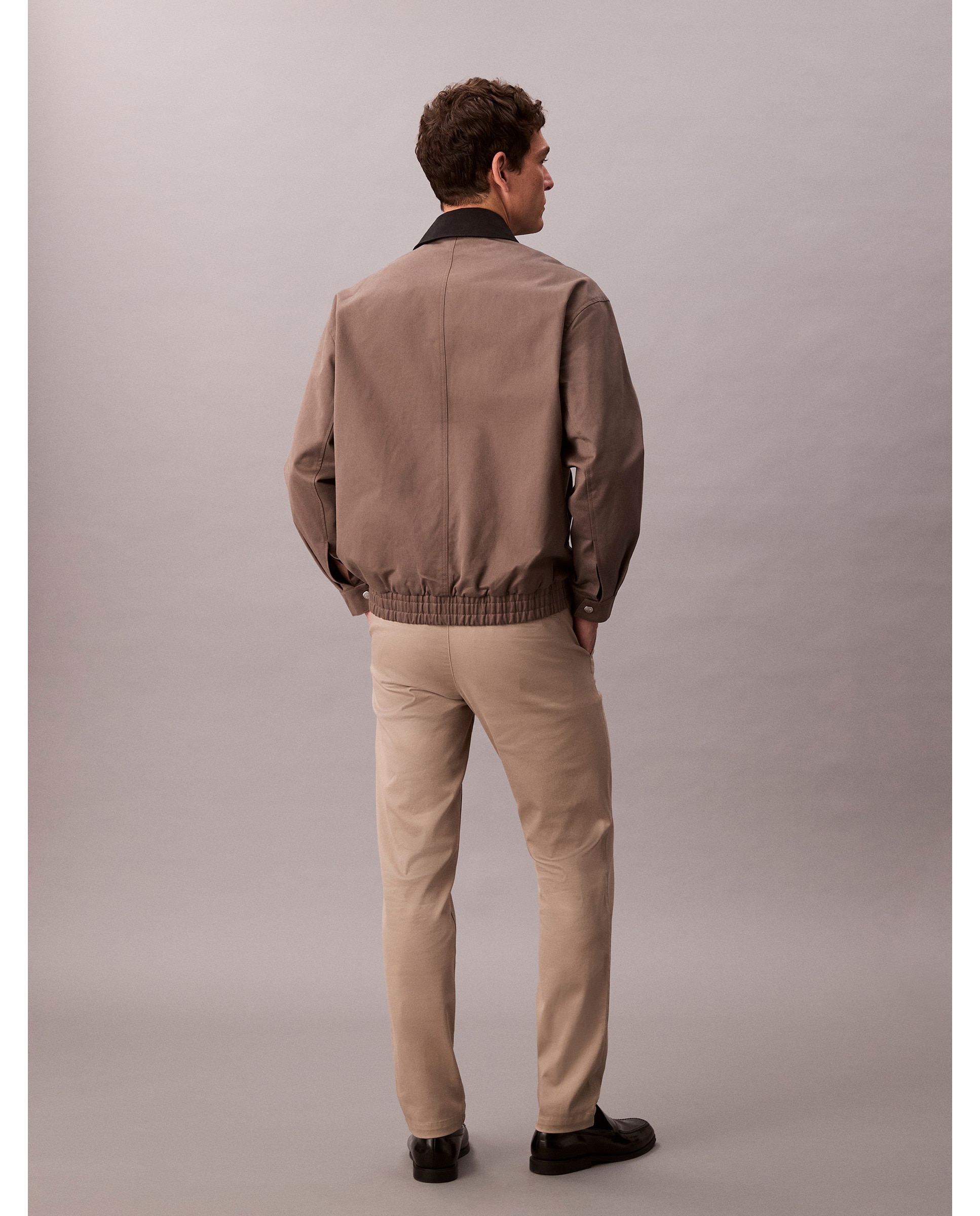 Calças Chino Slim Fit Bege-4