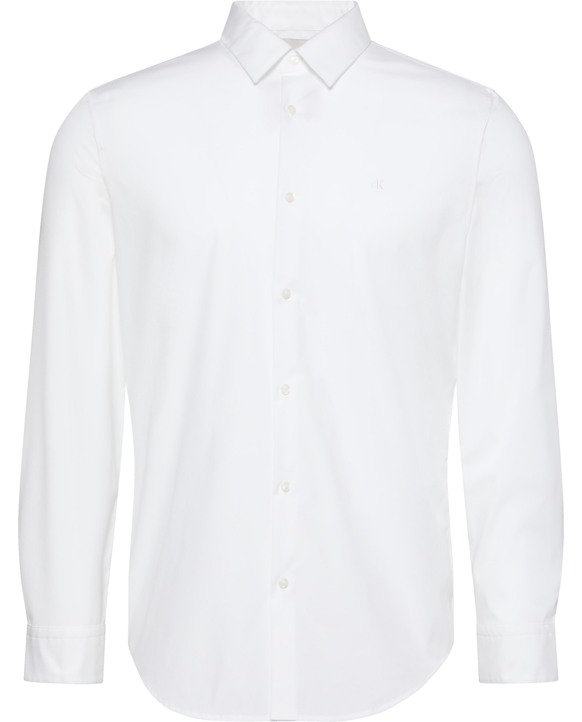 Camisa Casual em Popelina Branco-6