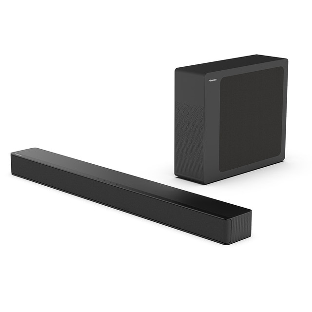 Imagen 0 de Barra de sonido Hisense HS2100 2.1 240W, Dolby Audio, subwoofer inalámbrico (Reacondicionado Grado A)