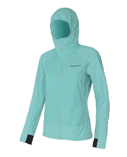 Imagen 0 de Chaqueta de mujer con capucha tejido tecnico