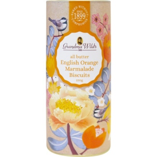 Biscoitos de Manteiga Marmelada e Laranja embalagem 150 g - Grandma Wild's