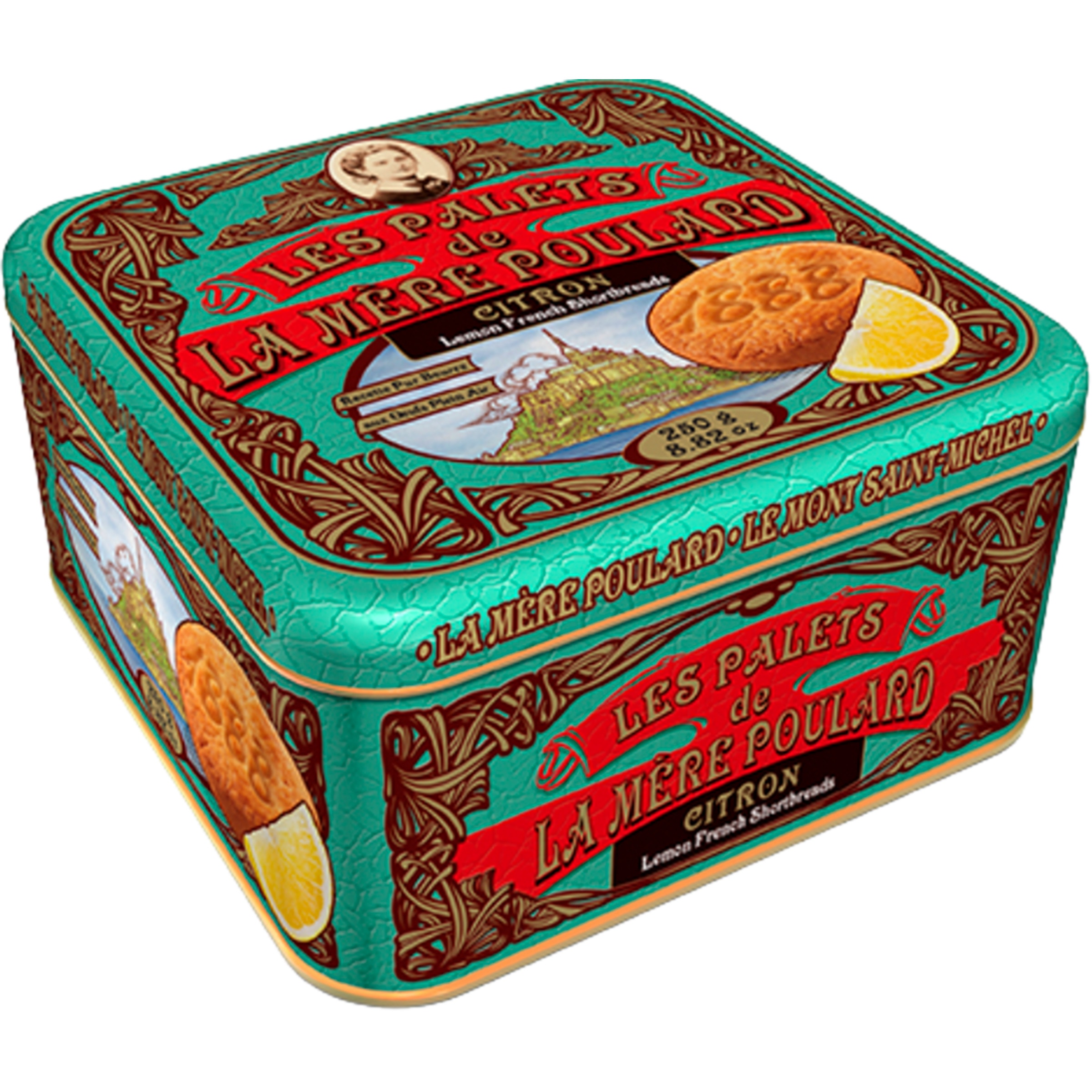 Bolachas de Manteiga e Limão lata 250 g
