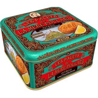 Bolachas de Manteiga e Limão lata 250 g - La Mére Poulard